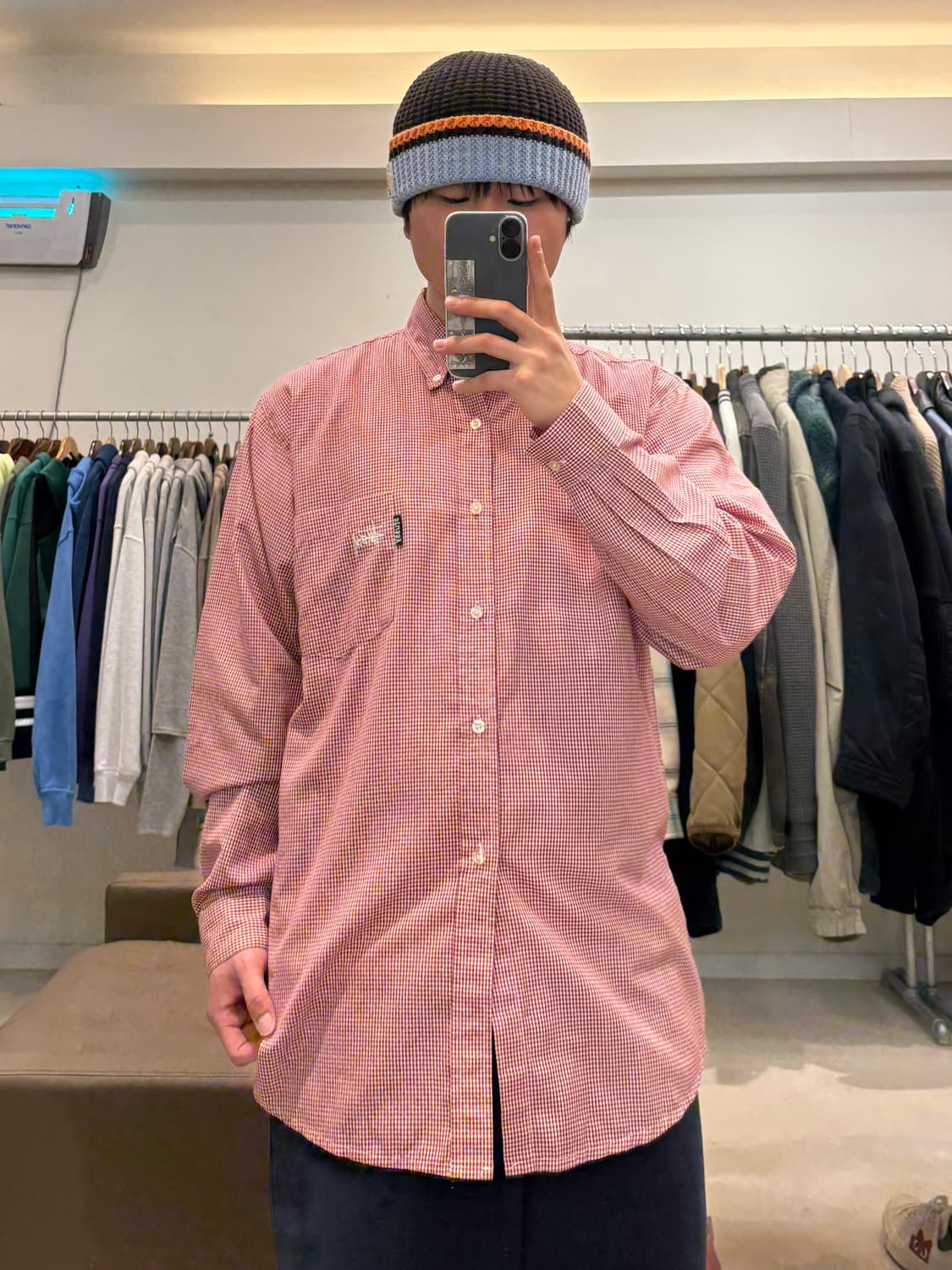 90’s 스투시 체크 셔츠 상품이미지6