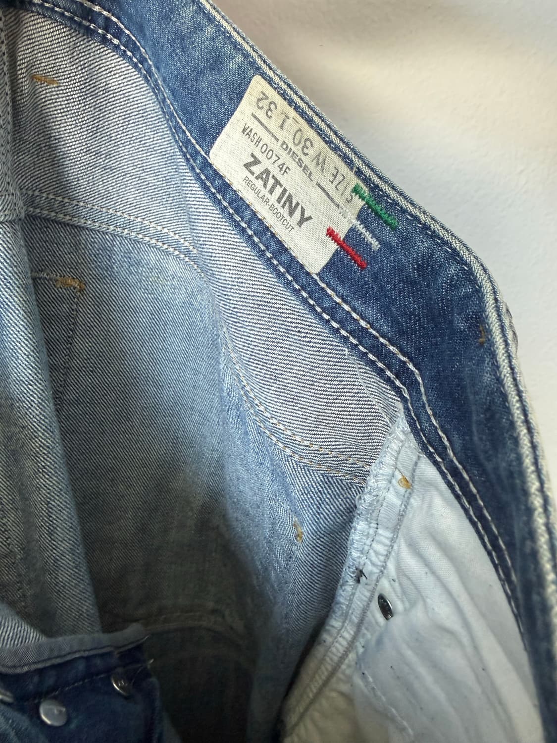 00s Diesel semi boots cut jeans(30) 상품이미지10