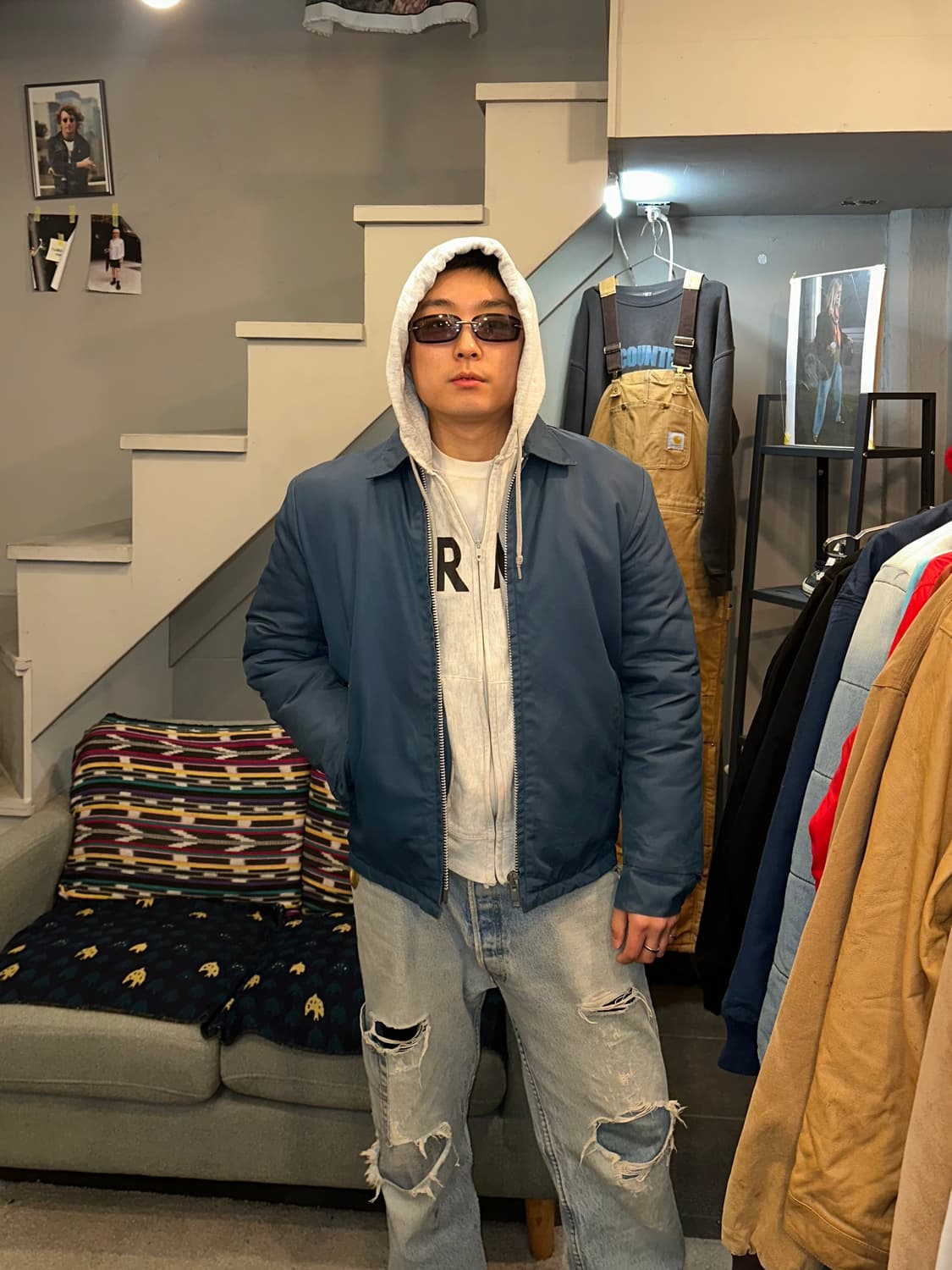 80‘s American shearing material jacket 상품이미지2