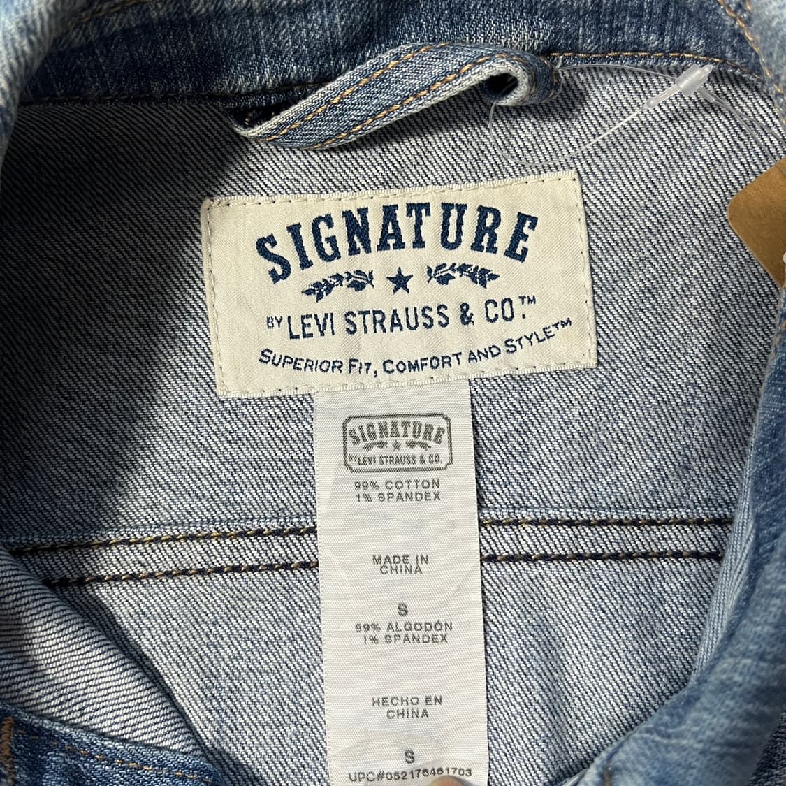 시그니처 리바이스 데님 자켓 상품이미지3