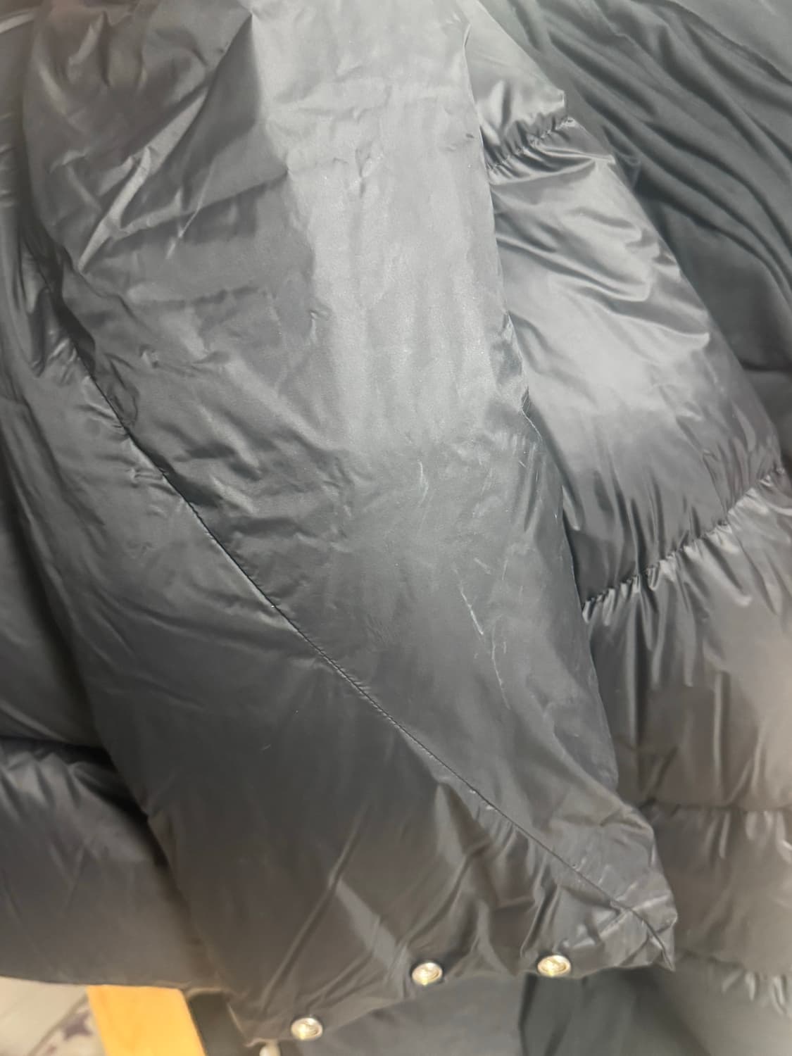 릭오웬스 룩소르 퍼넬넥 크롭 패딩 38size 상품이미지5