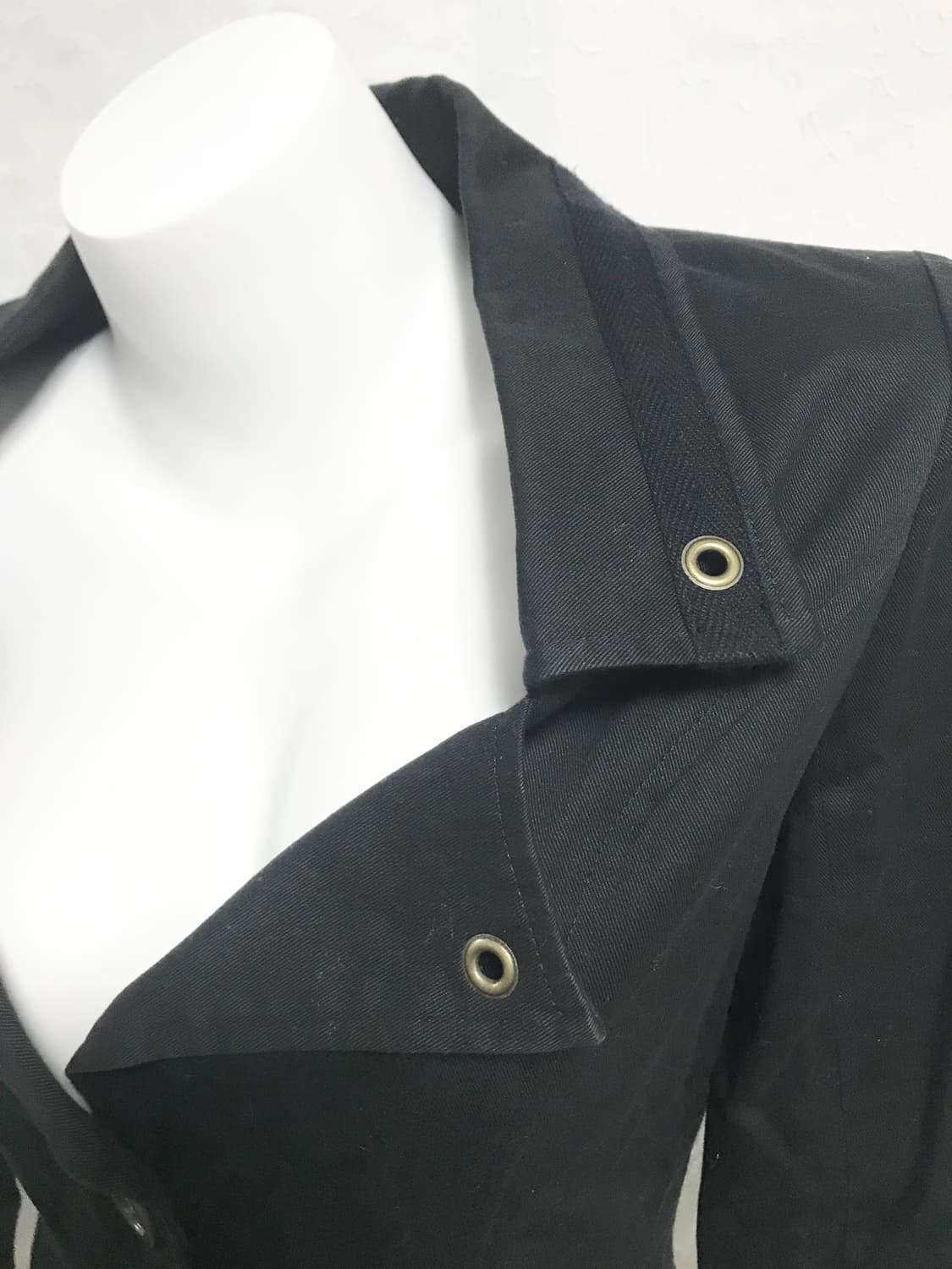 빈티지 peace now 고딕 펑크 아일렛 핀턱 코튼 블레이저 자켓 상품이미지6