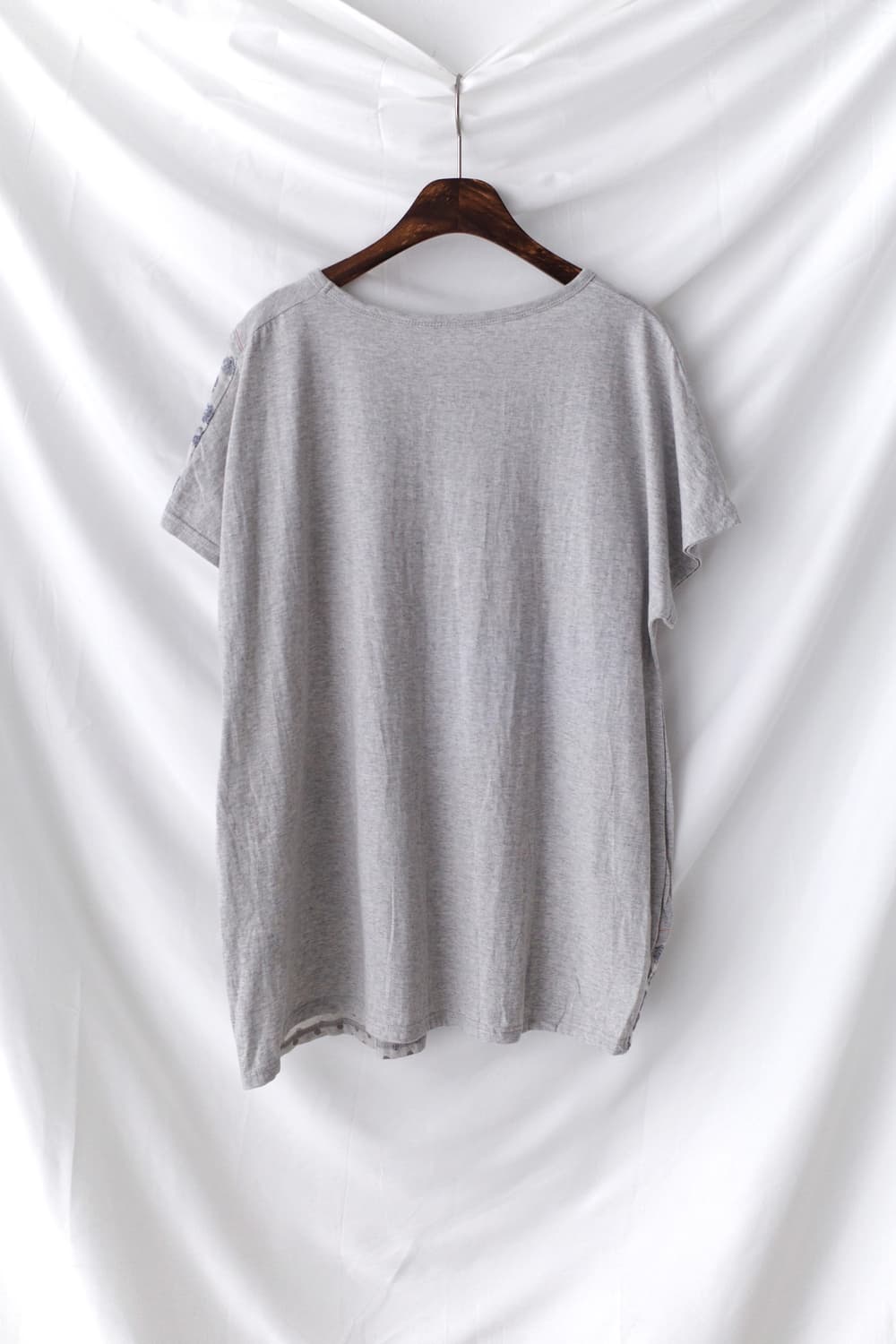 dot flower patch half T 상품이미지2