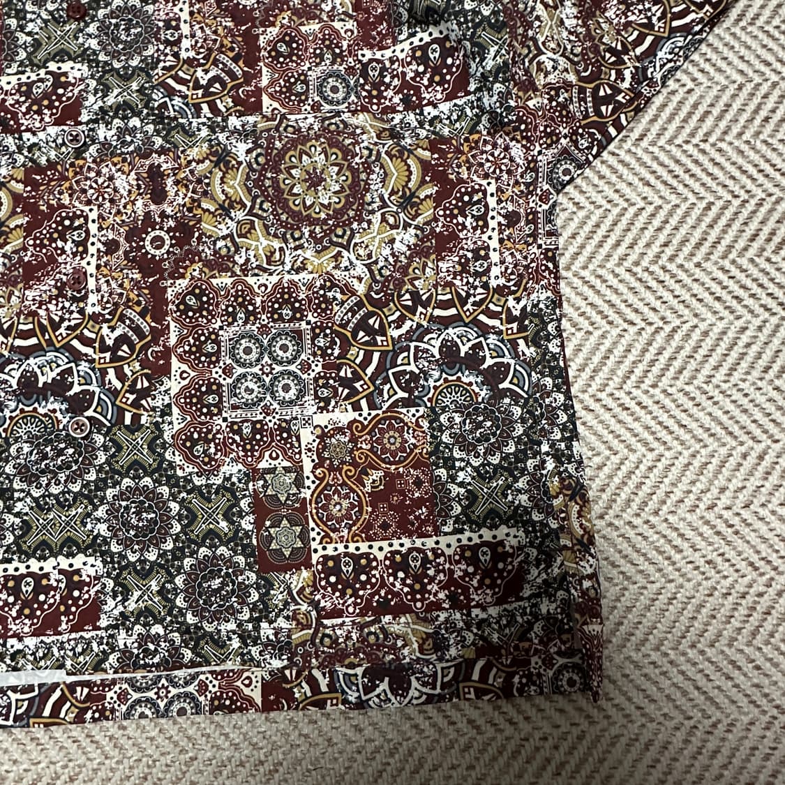 417 EDIFICE ethnic open shirt 상품이미지4
