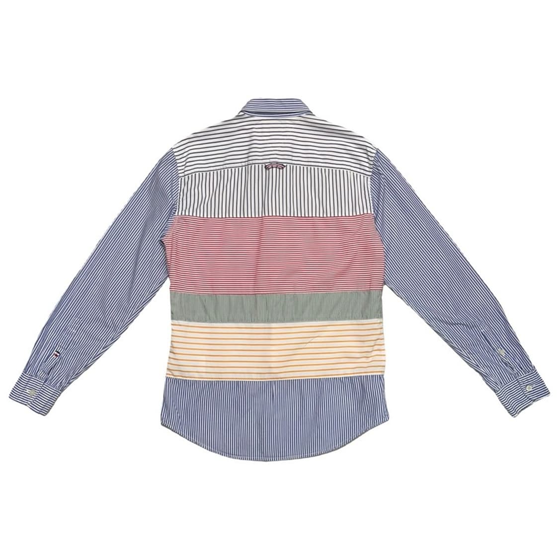 타미힐피거 타미진스 멀티컬러 스트라이프 패치워크 셔츠 S 상품이미지7