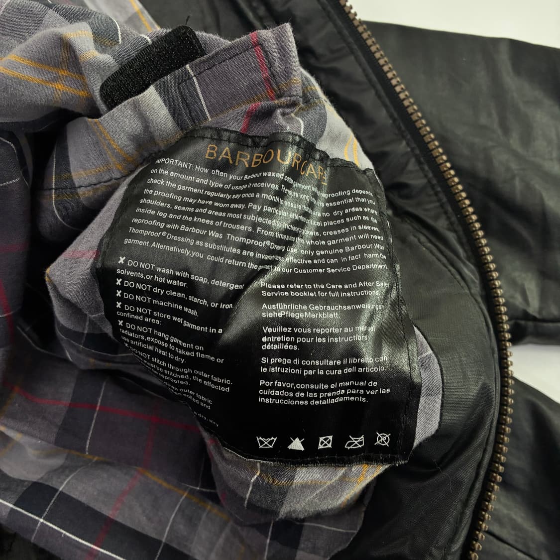 Barbour 바버 인터네셔널 에쉬비 퀼튀드 왁스 자켓 상품이미지8
