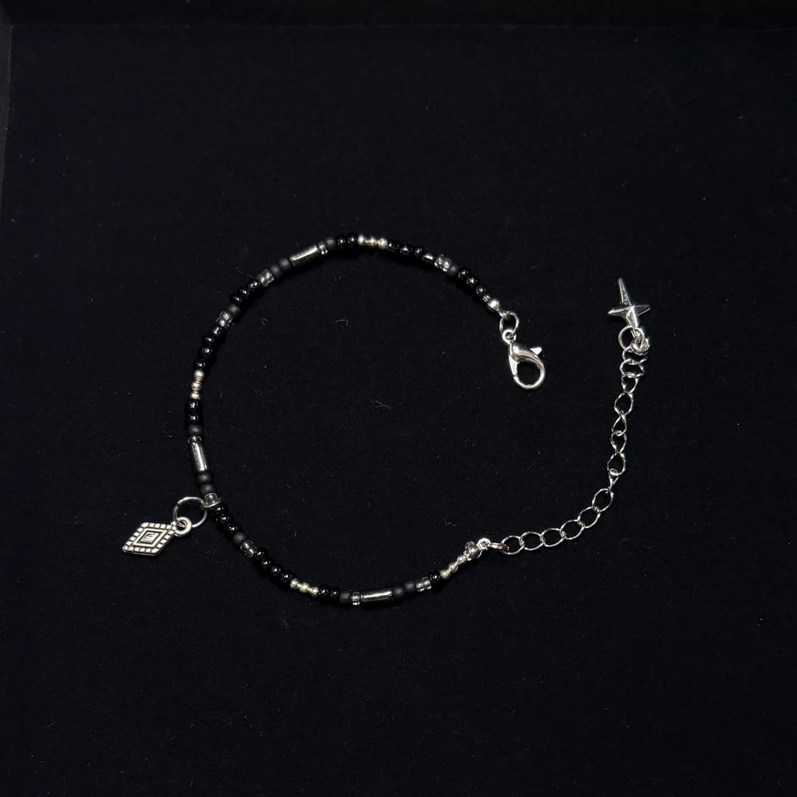 핸드메이드 비즈 팔찌 Black Dia 021 상품이미지1
