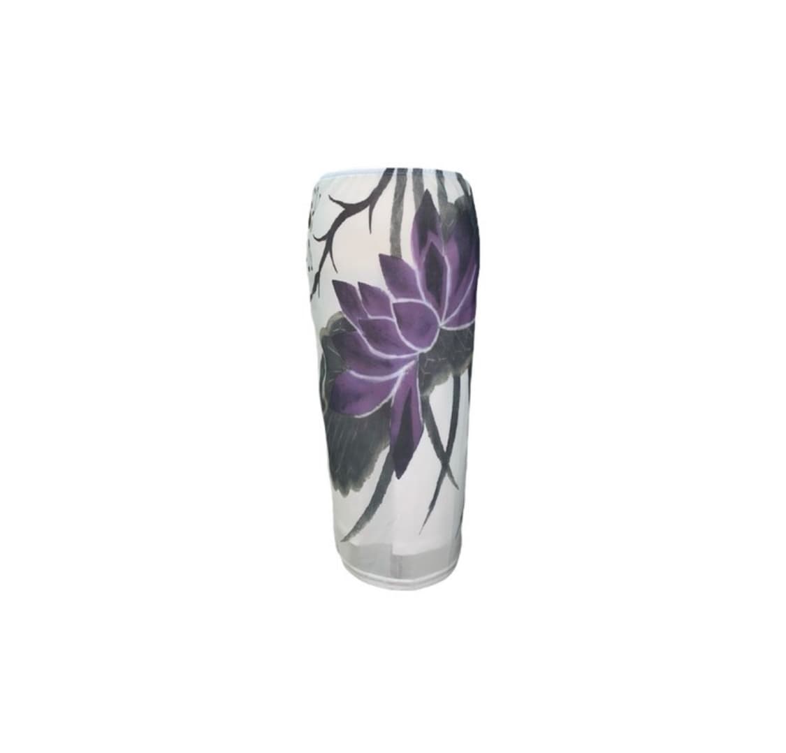 Flower 화이트 미디스커트 상품이미지4