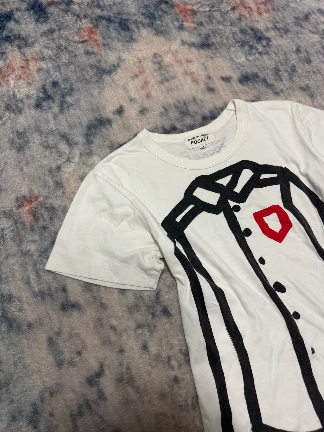 Comme des garcons pocket shirts printing 상품이미지3