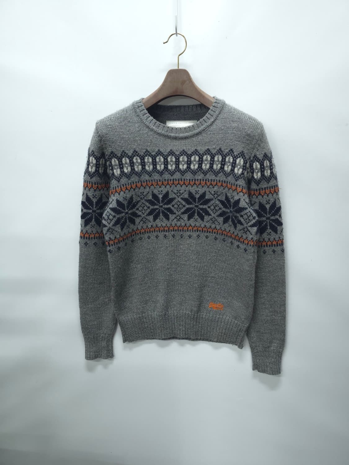 슈퍼드라이(SuperDry) 눈꽃패턴 니트 ( 남100) 상품이미지1