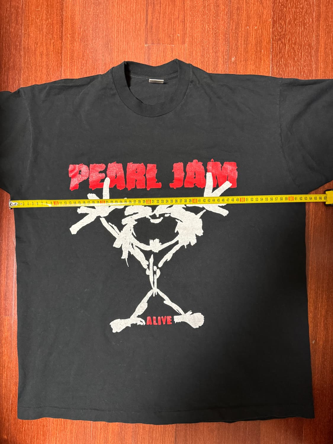 [XXL] 90s 펄잼 Alive Stick Man 밴드티 상품이미지5