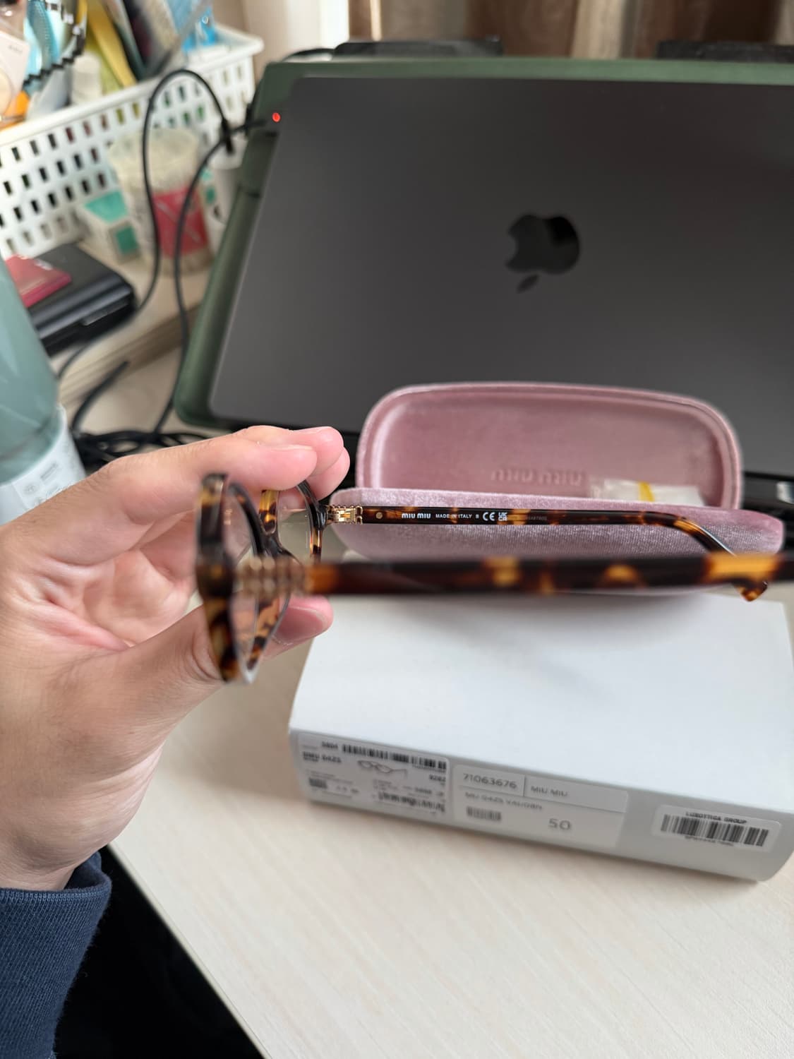 미우미우 리가드 안경 50 풀박스 상품이미지4