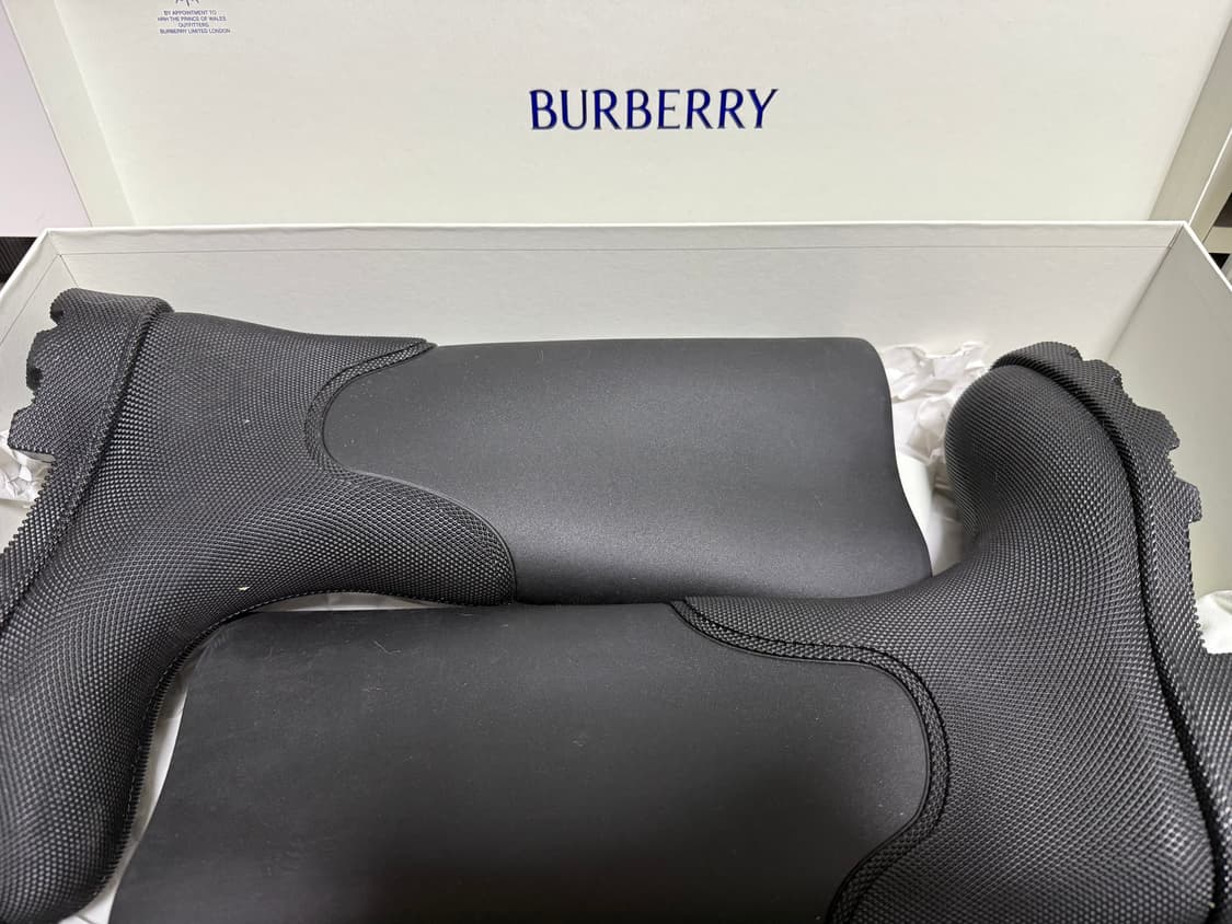 버버리/burberry/검정 고무장화 /38사이즈(250) 상품이미지2