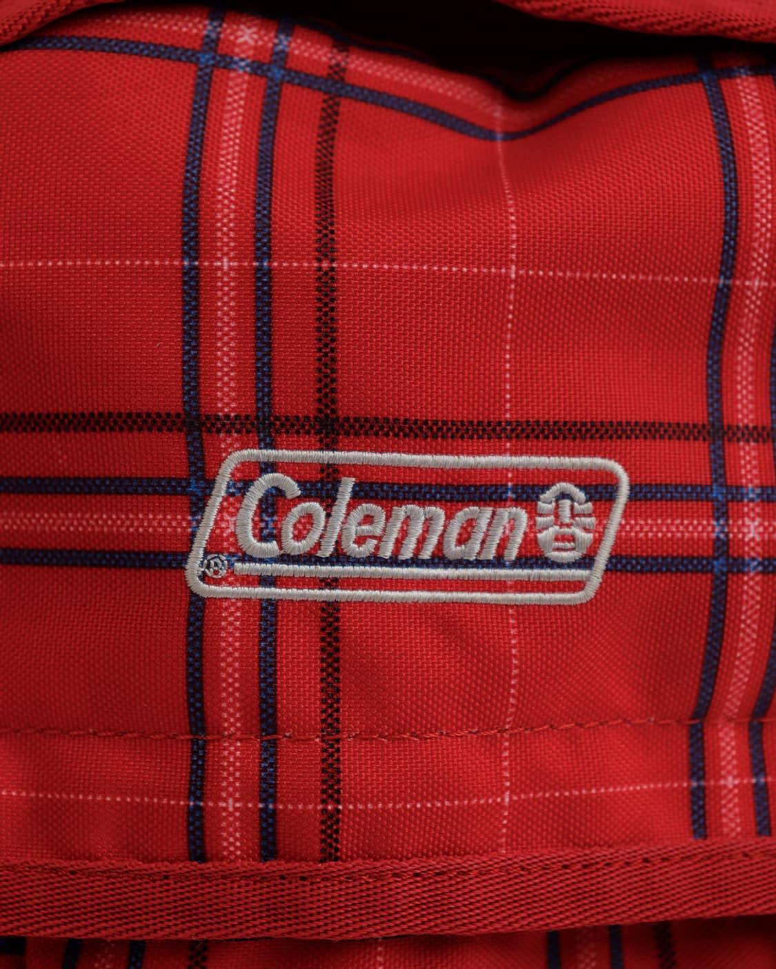 [COLEMAN] 레드 체크 나일론 미니 백팩 상품이미지3