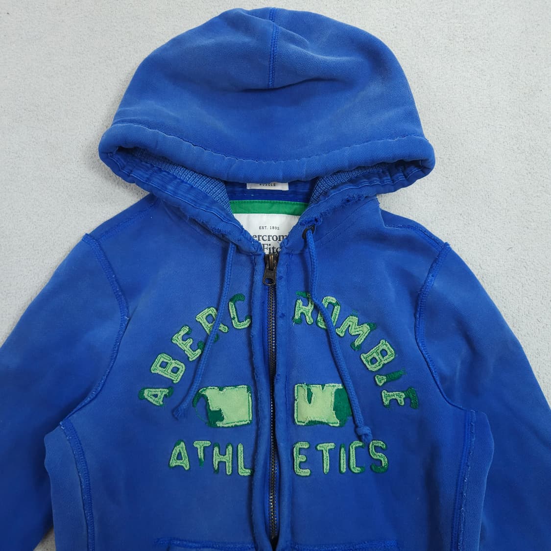 아베크롬비 아치 로고 후드 집업 S 상품이미지4