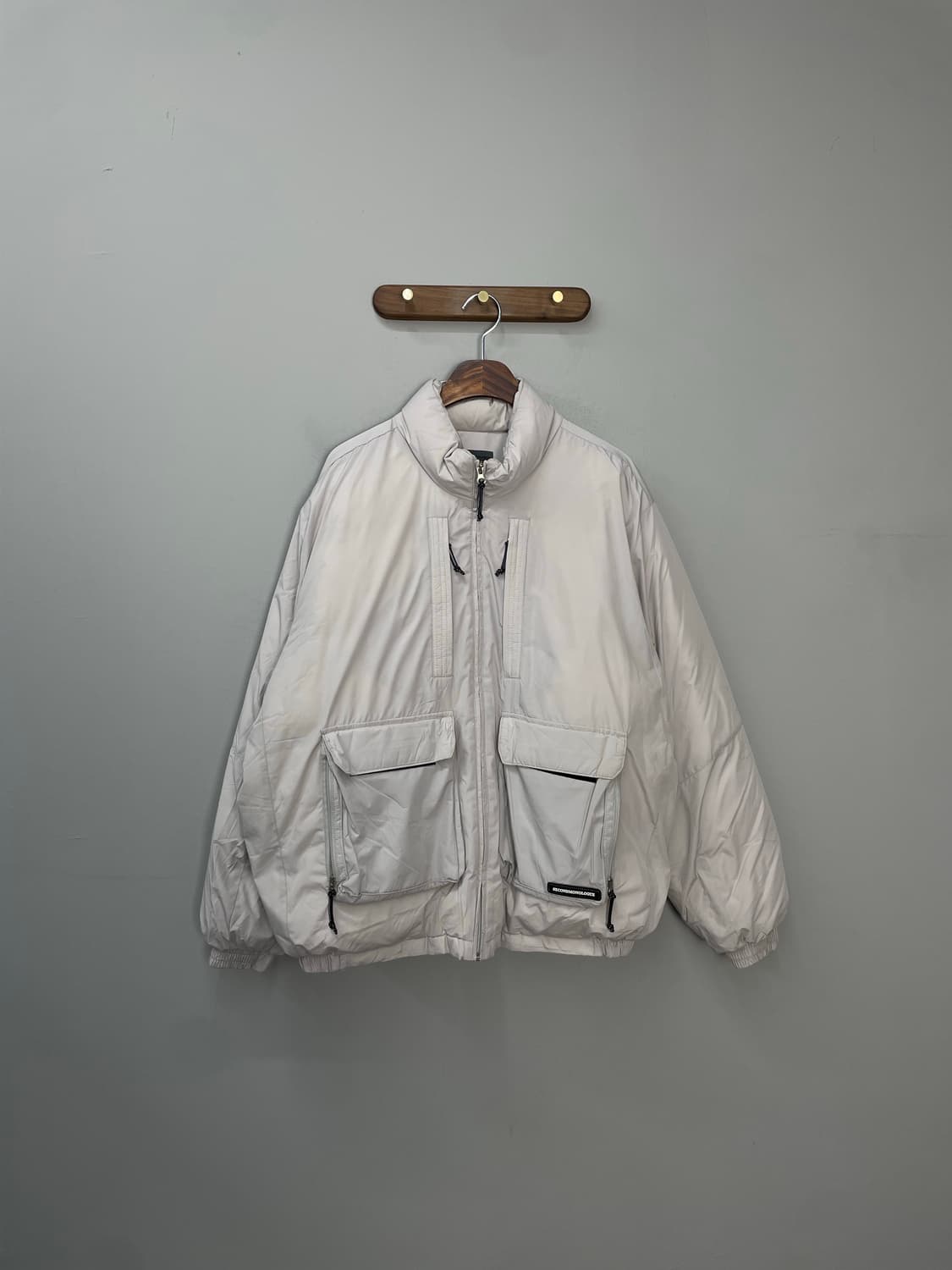 세컨모놀로그 컨템포러리 에어 덕다운 그레이 패딩 H1252 상품이미지2