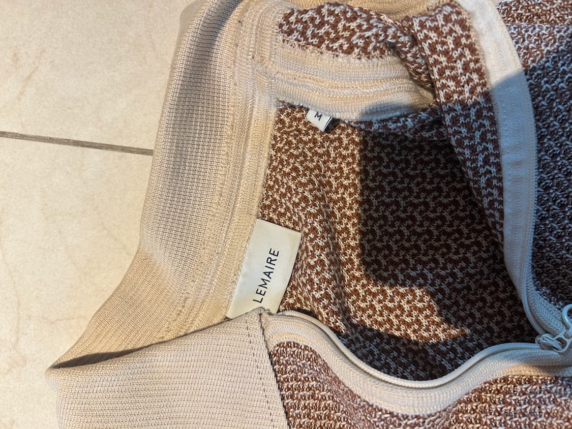 (M) 르메르 자카드 니트 폴로 셔츠 상품이미지7