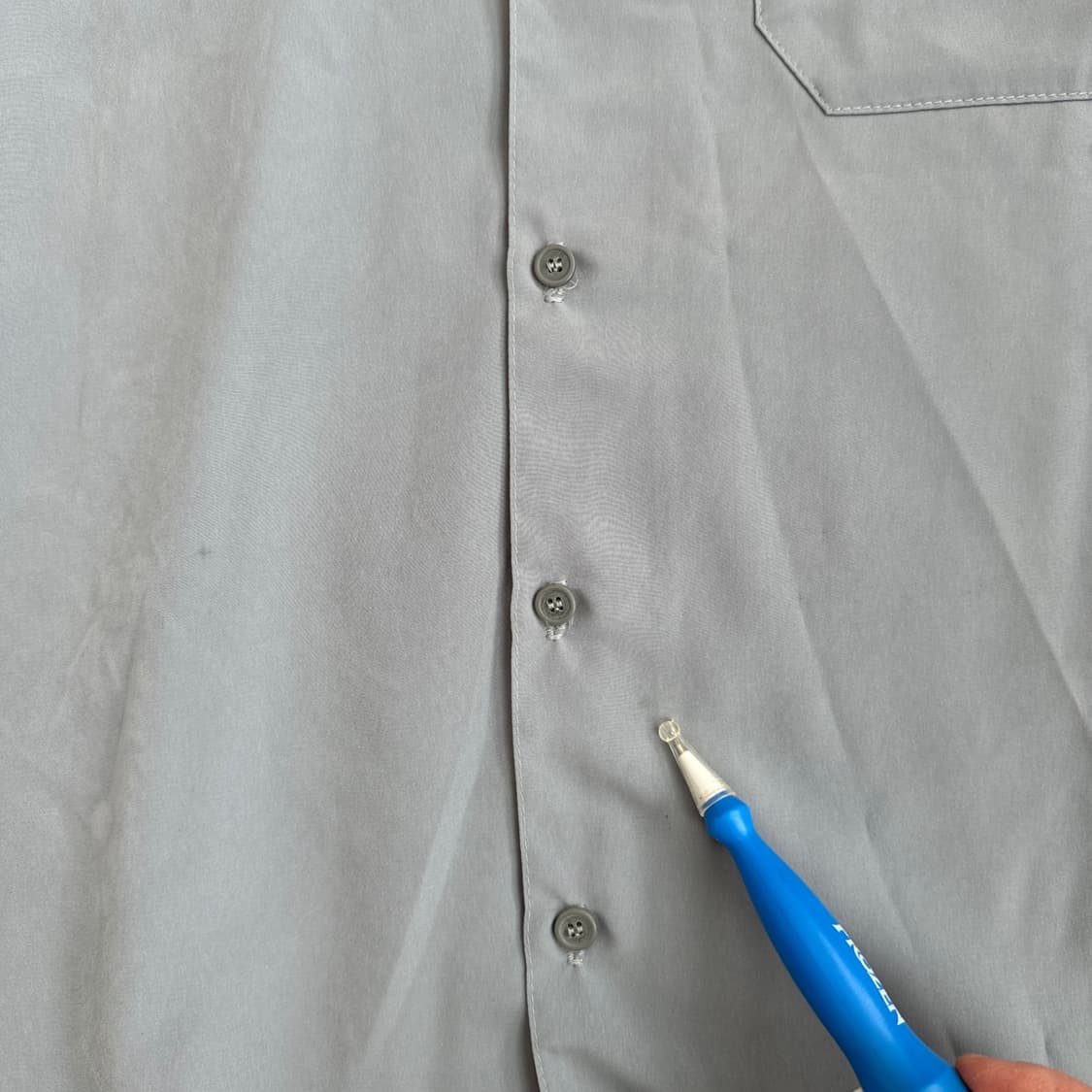 칼탑 Caltop OG 솔리드 반팔 셔츠 그레이 (미국제조 오리지널)  상품이미지8