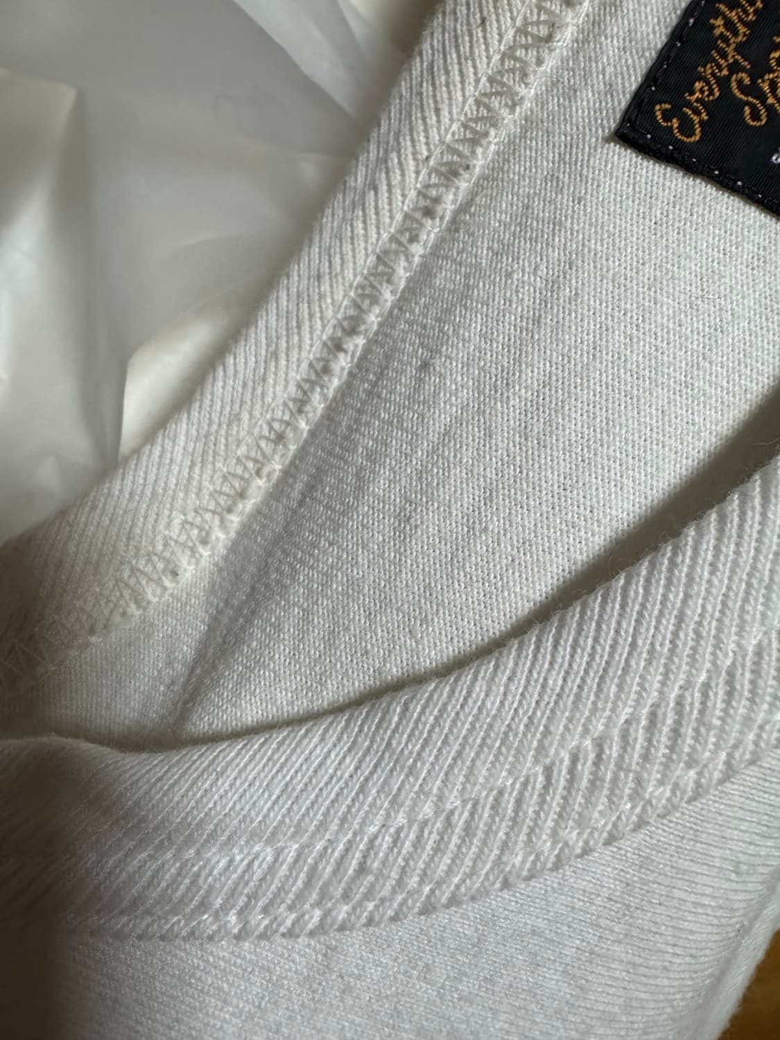 리얼맥코이 로고 반팔 티셔츠 화이트 42 상품이미지2