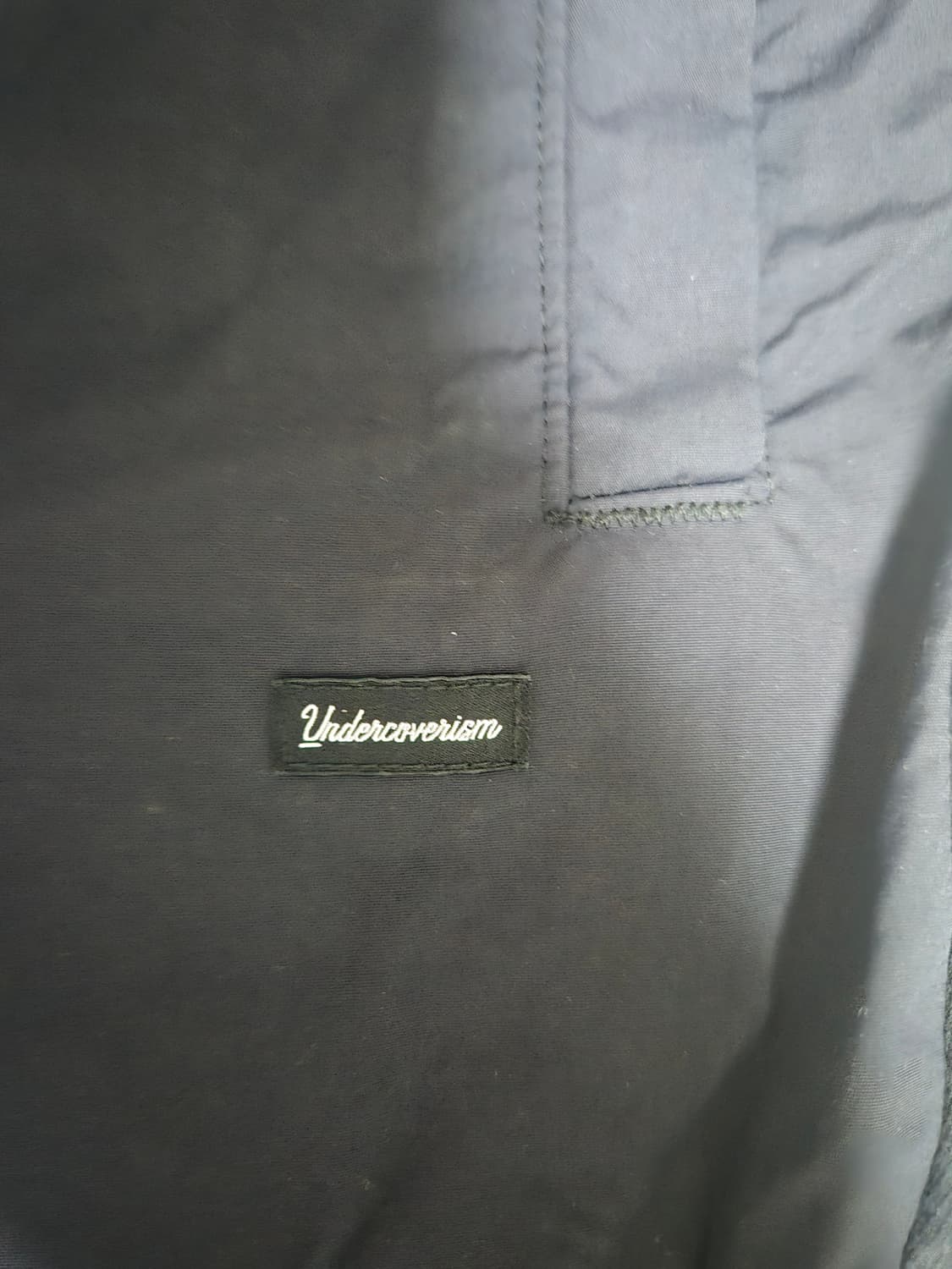 Undercoverism 블랙 나일론 캔버스 조거 팬츠 상품이미지4