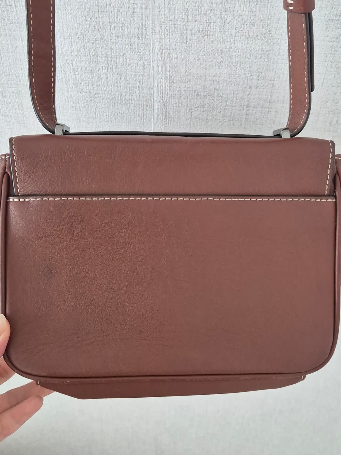 마시모두띠 브라운 가죽 크로스백 상품이미지4