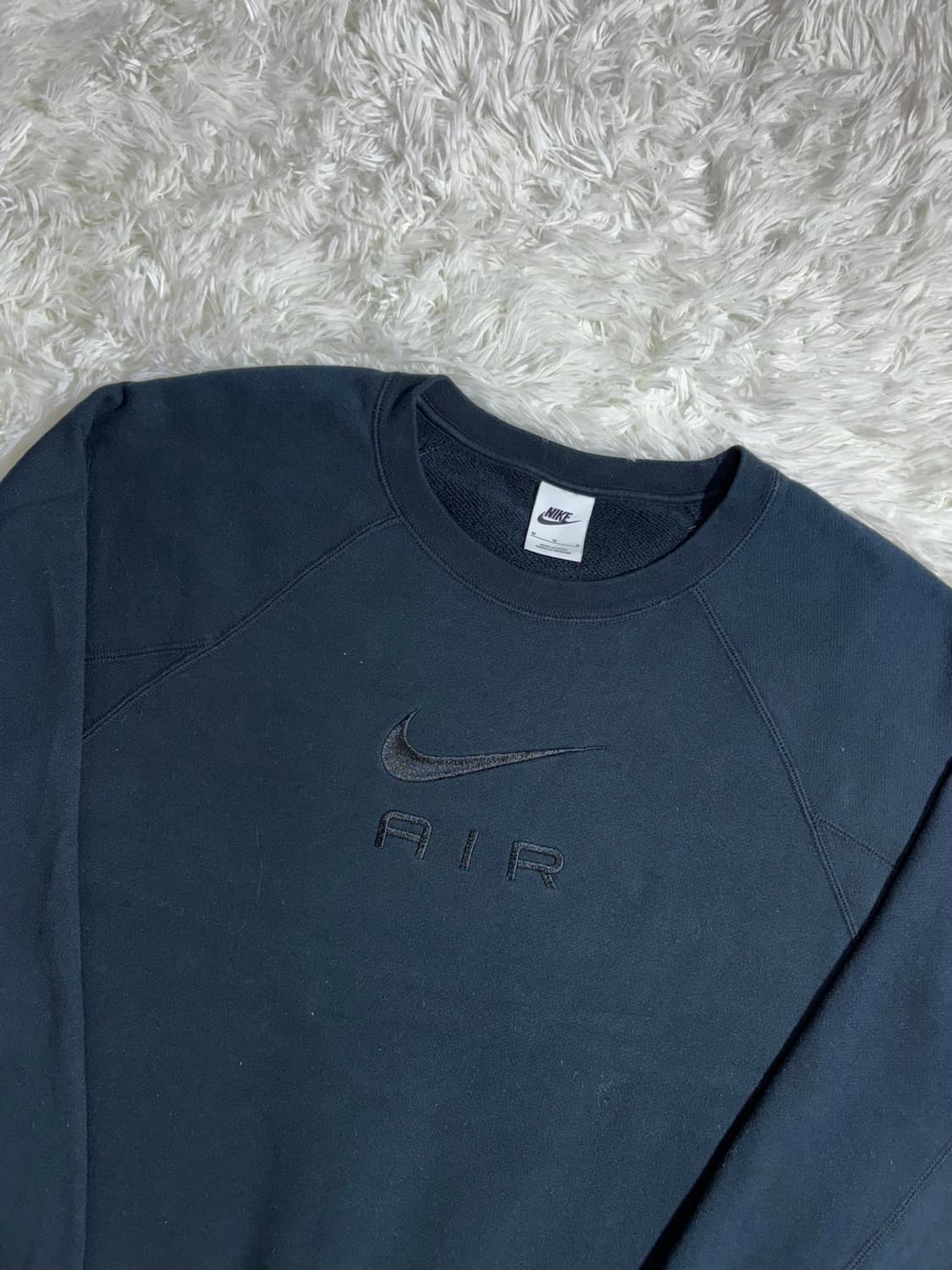 나이키 AIR 빅로고 블랙 맨투맨  상품이미지4