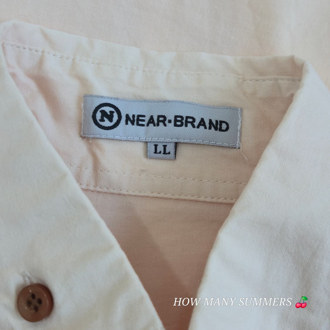 ​[NEAR BRAND] 니어 브랜드 여성 슬림핏 버튼다운 긴팔 셔츠 상품이미지9
