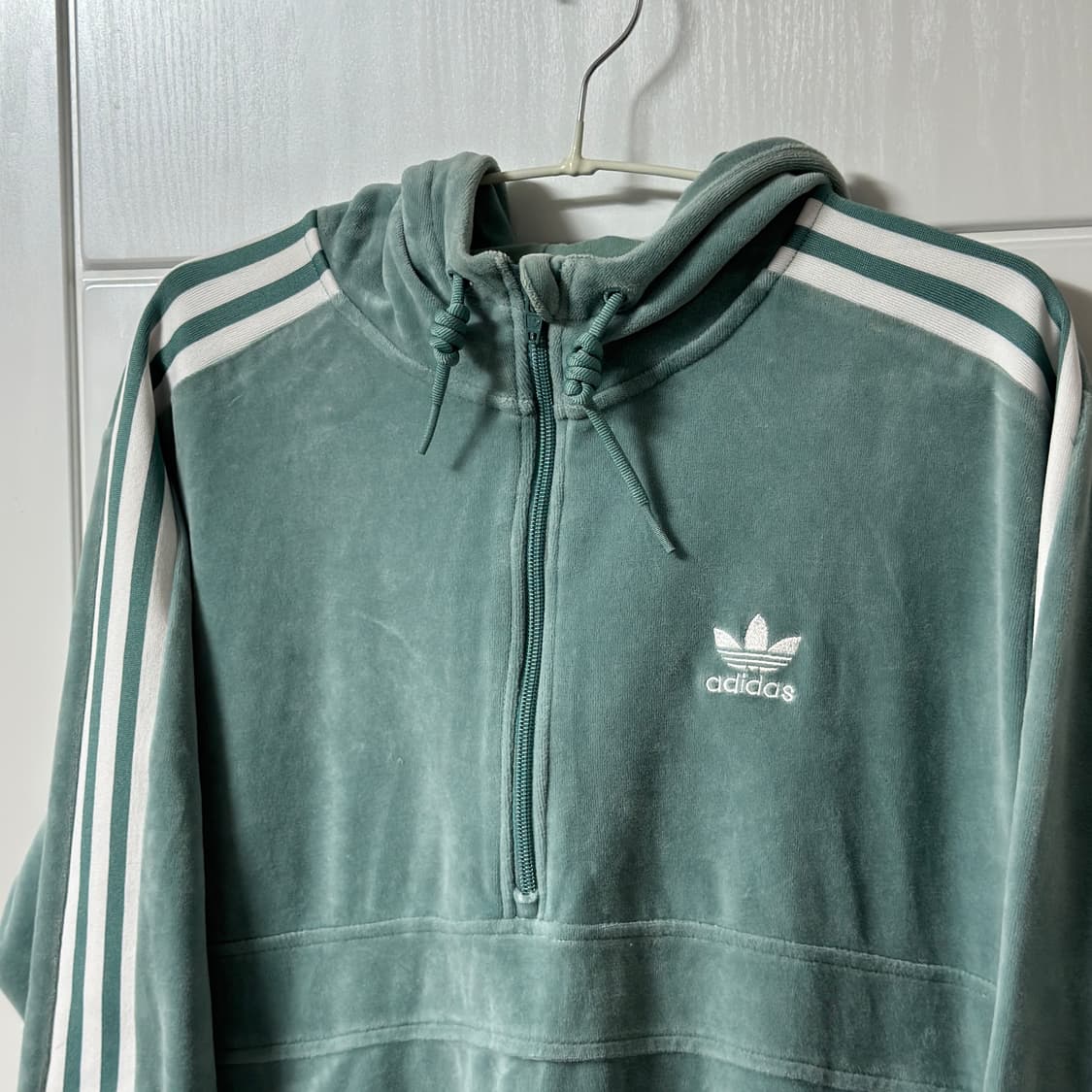 아디다스 코지 하프집업 벨벳 후드 상품이미지4