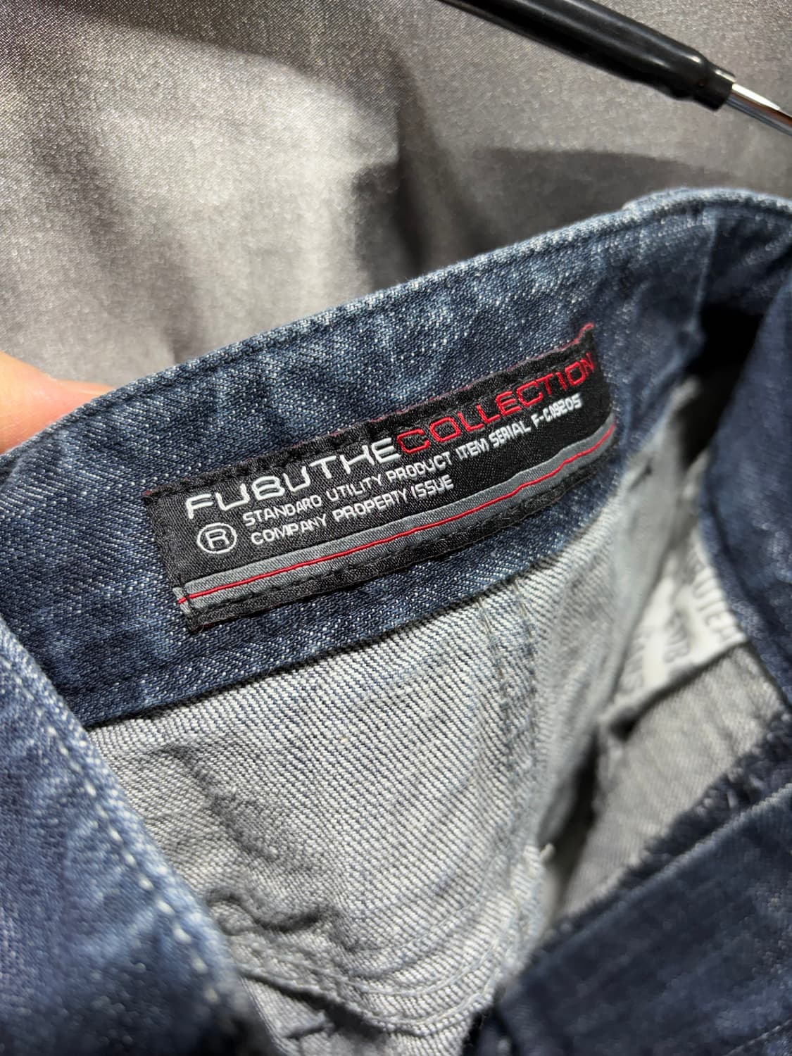 34in FUBU 푸부 시티그래픽 스펠링 패치 데님팬츠 상품이미지7