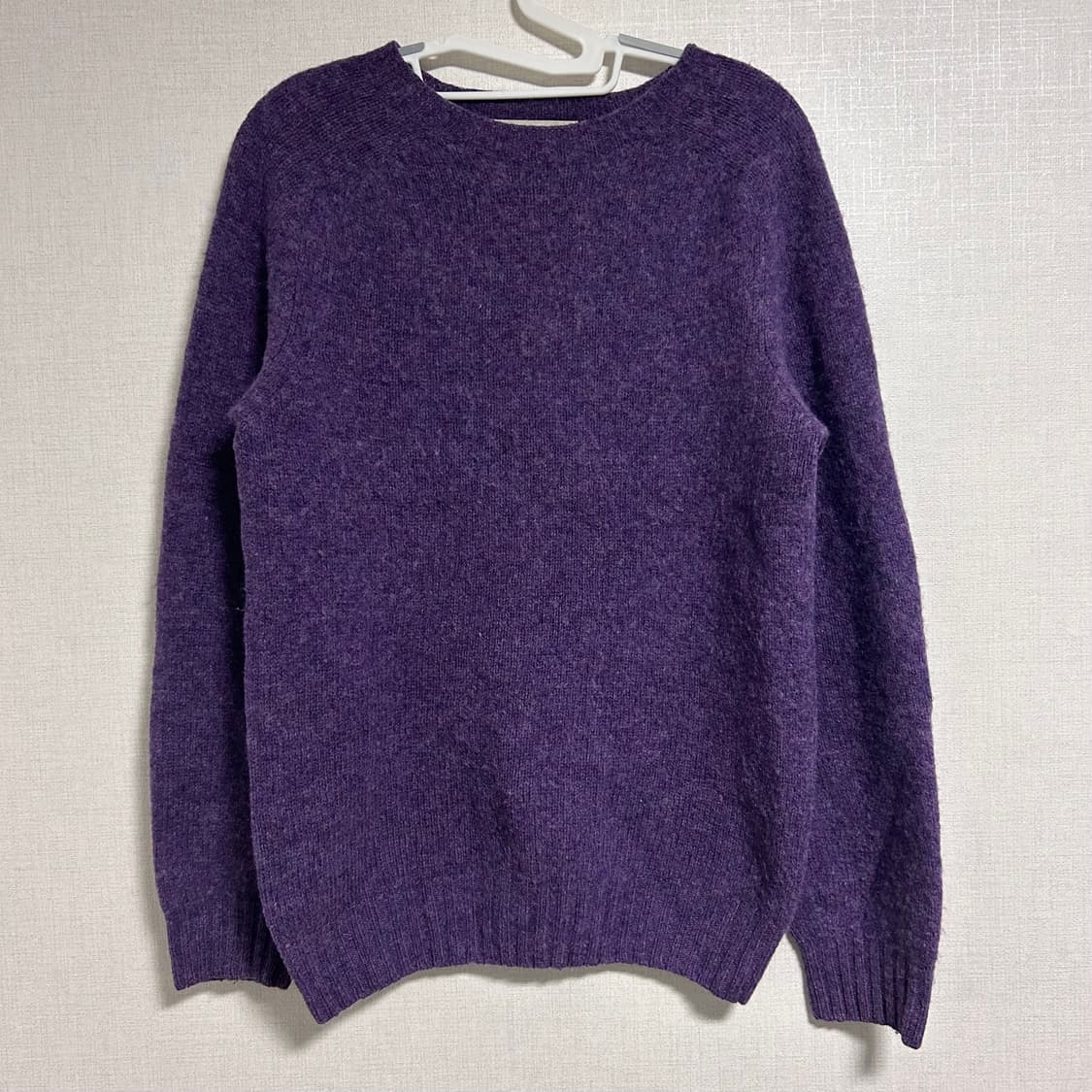 할리 오브 스코틀랜드 쉐기독 울 니트 퍼플 XS  상품이미지6