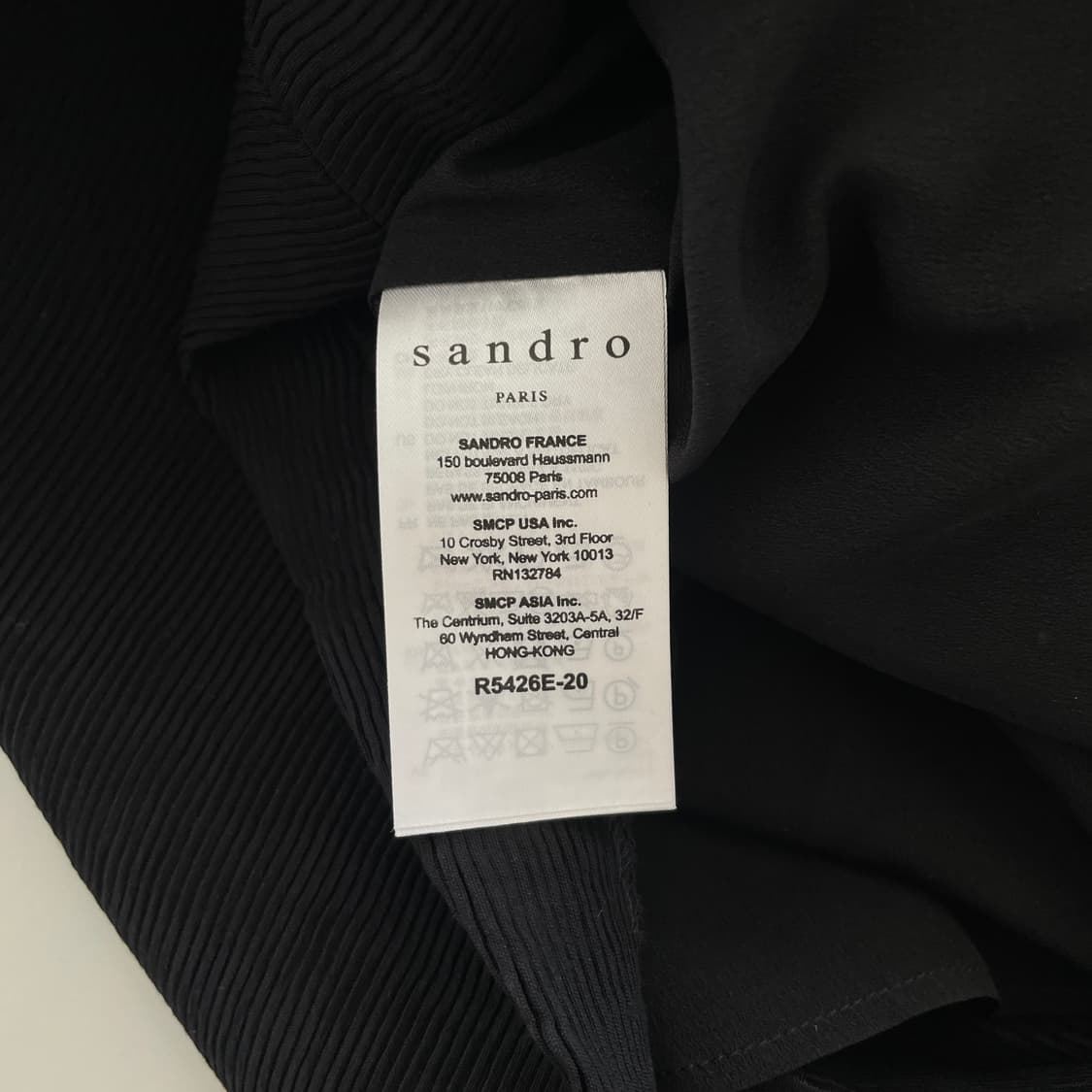 산드로 34,XS 레이스업 디테일 블랙 미디 원피스 상품이미지8