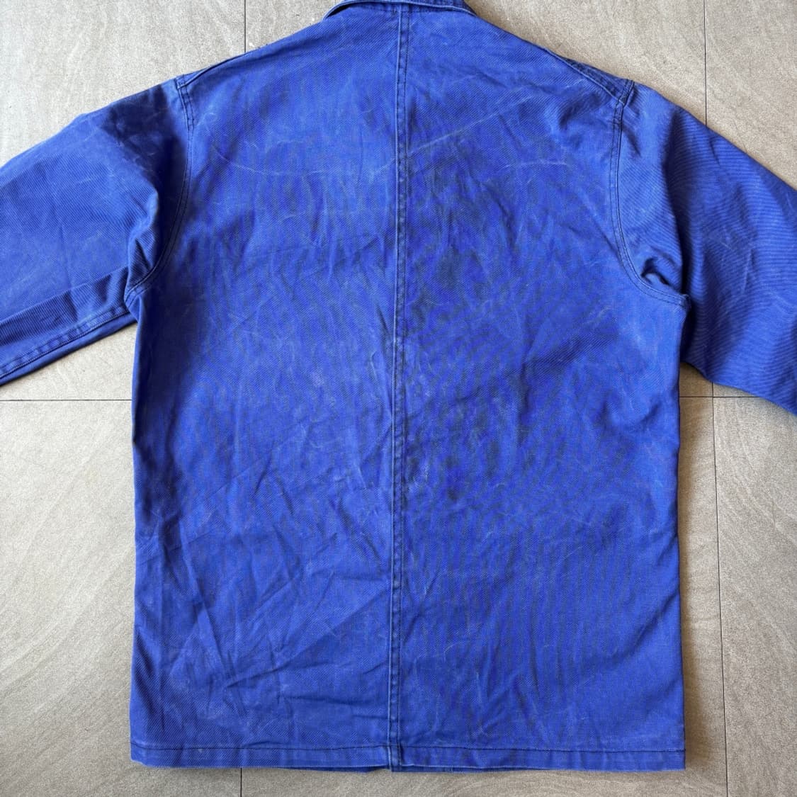 90년대 빈티지 프랑스 생산 프렌치 워크 트윌코튼 자켓 상품이미지7