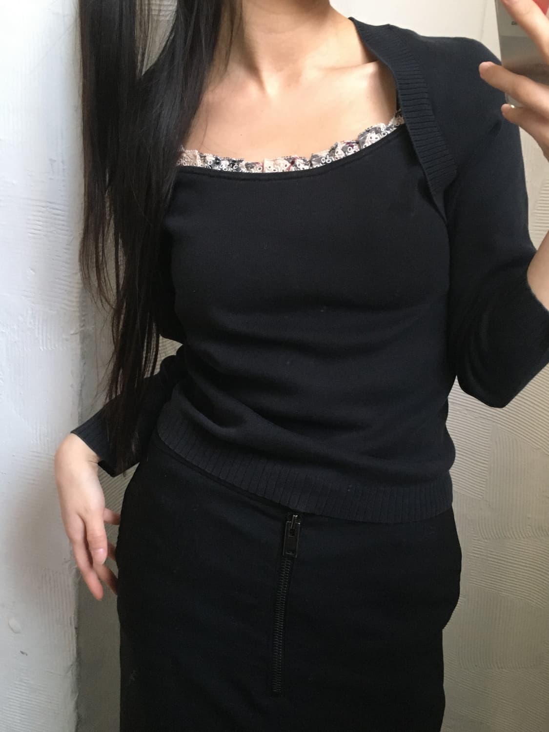 Burberry 버버리 블랙 레이어드 롱슬리브 상품이미지2