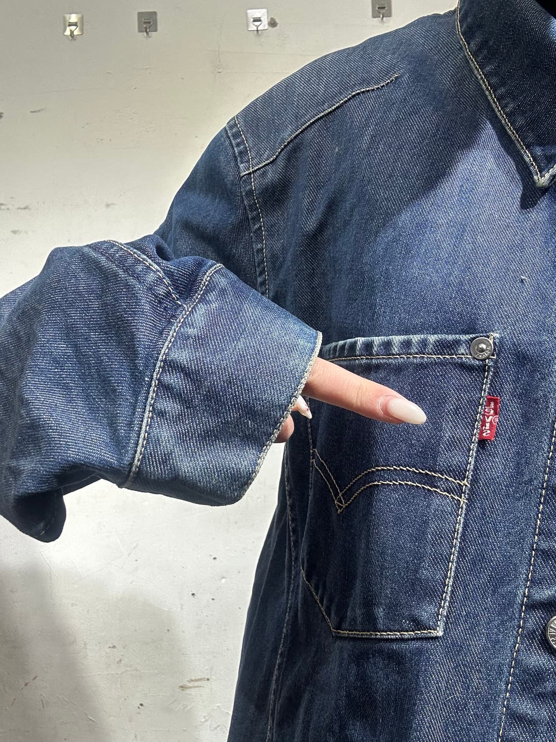 리바이스 중청 엔지니어드 진 데님 자켓 100 상품이미지4