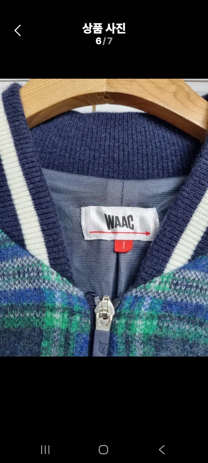 WAAC  왁 니트점퍼 1 (네이비) 상품이미지6