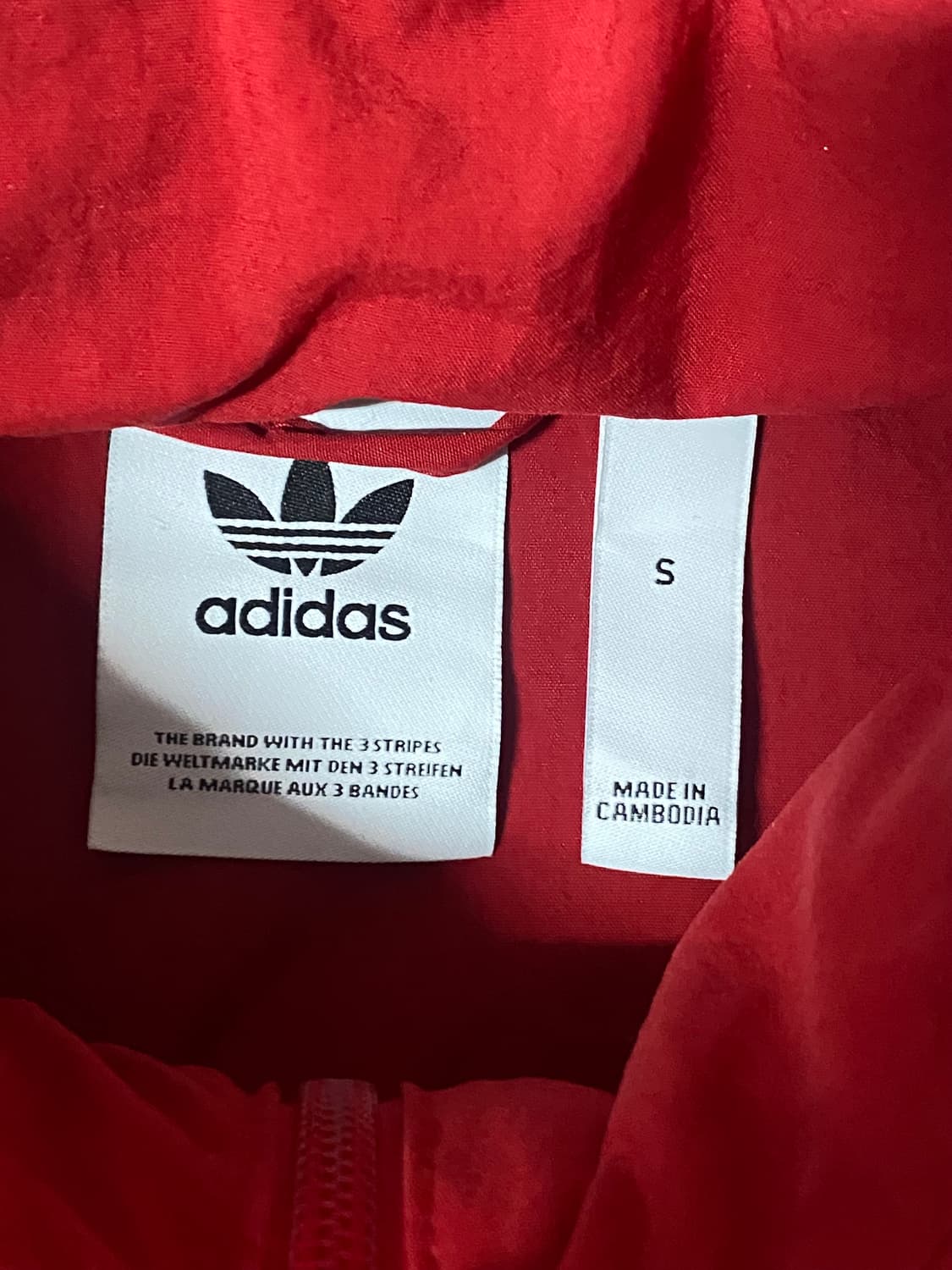 Adidas 아디다스 오리지널 슈퍼스타 윈드브레이커 레드 S 상품이미지3