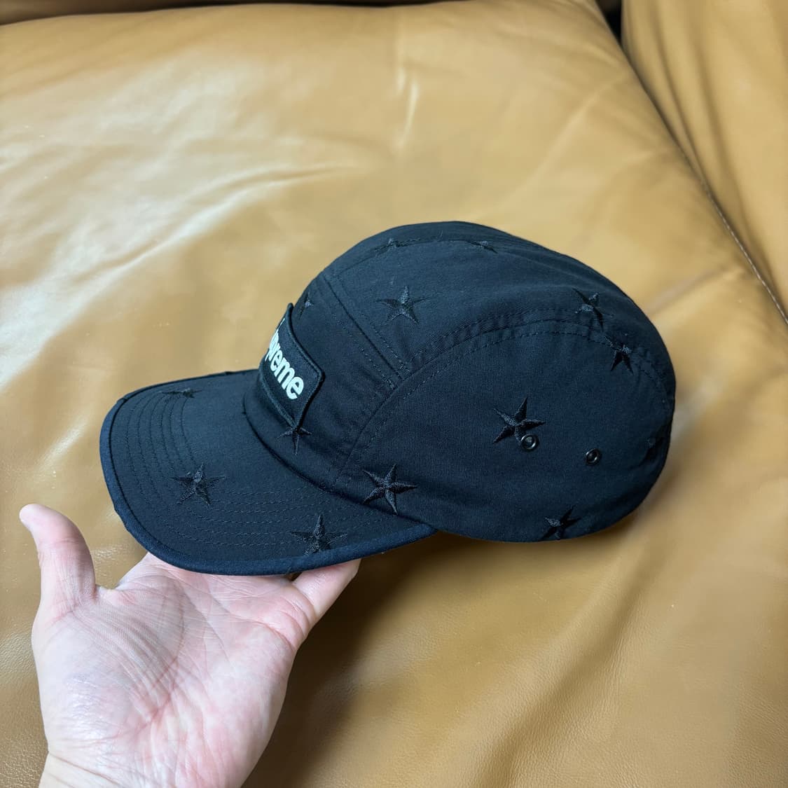 슈프림 밀리터리 스타 캠프캡 모자 박스로고 네이비 블랙 상품이미지4