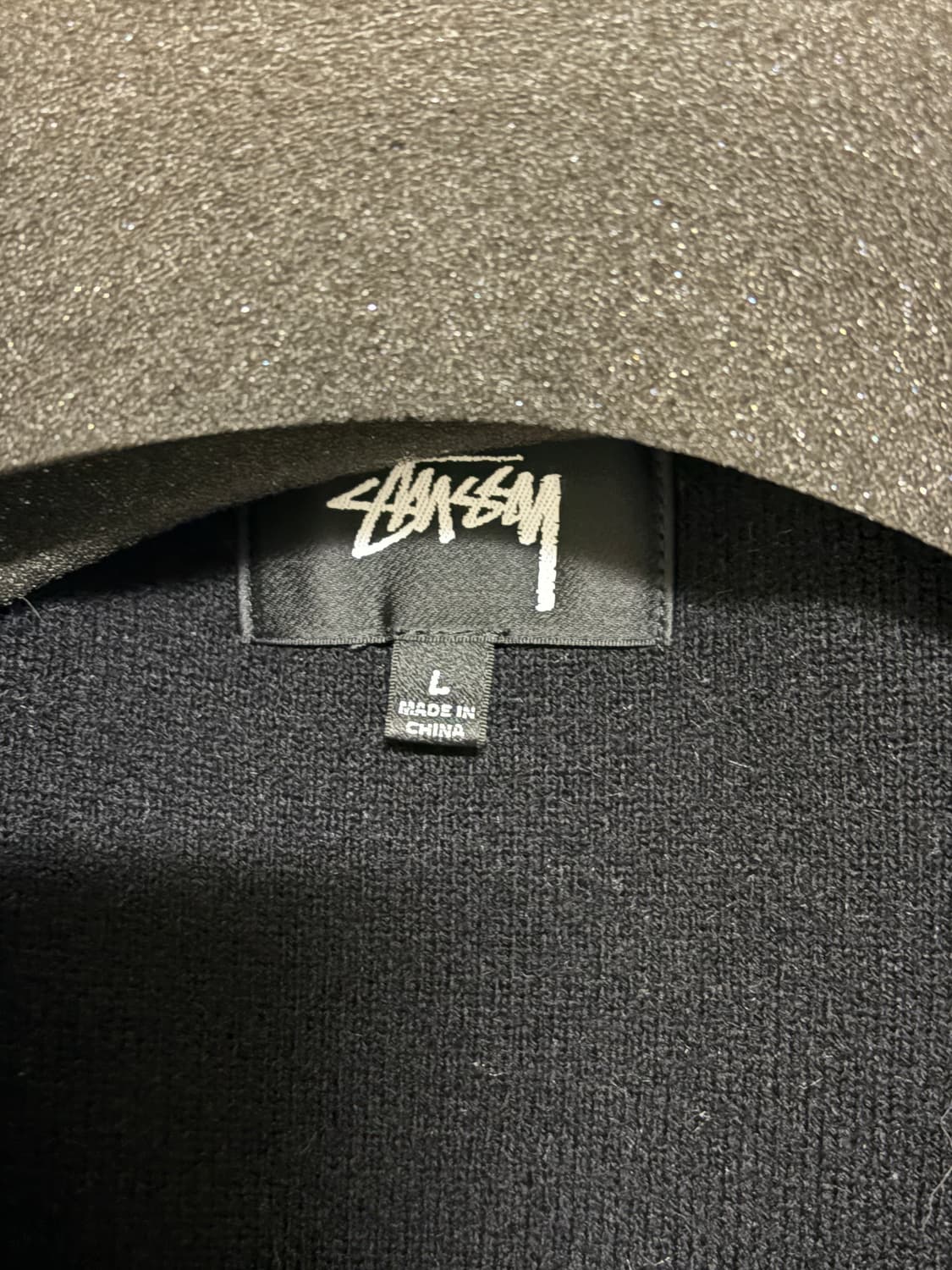 스투시 쉐기 가디건 블랙 L사이즈 상품이미지4