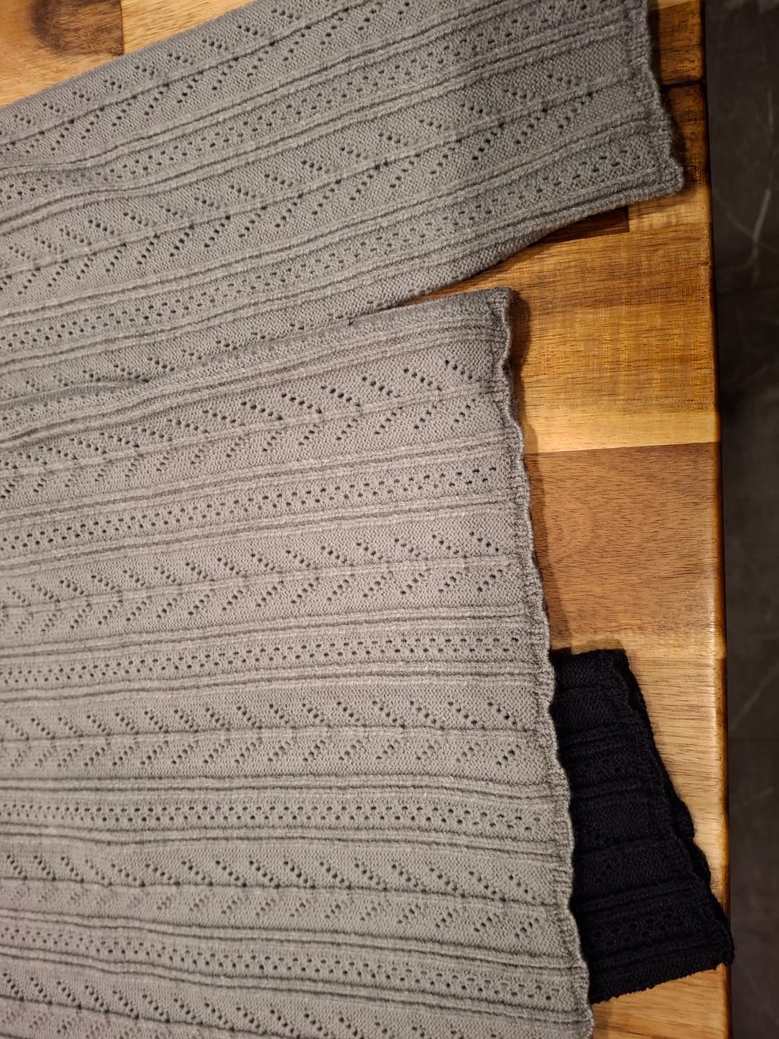 (마지막특가) 피그먼트 반목폴라 패턴니트 새상품 상품이미지5