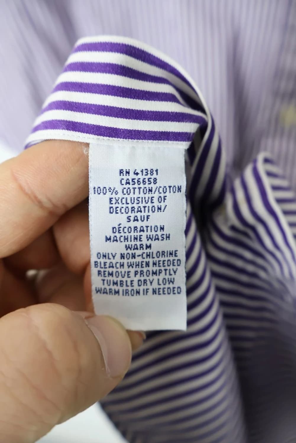 Polo Ralph Lauren Purple Stripe Shirt 상품이미지7