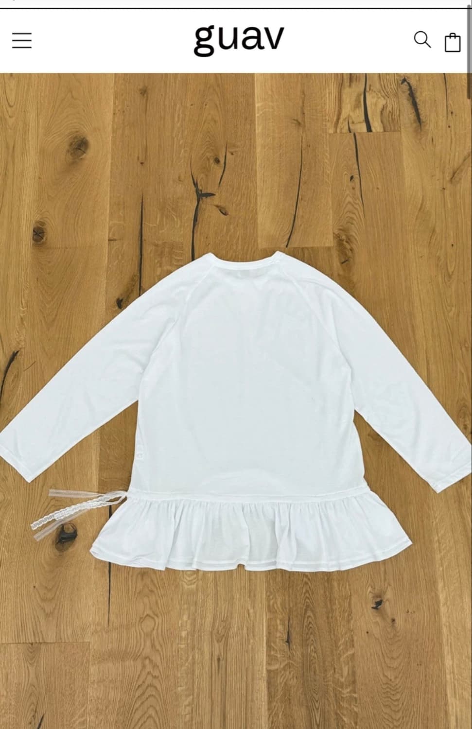 guav 프릴 티셔츠 상품이미지1