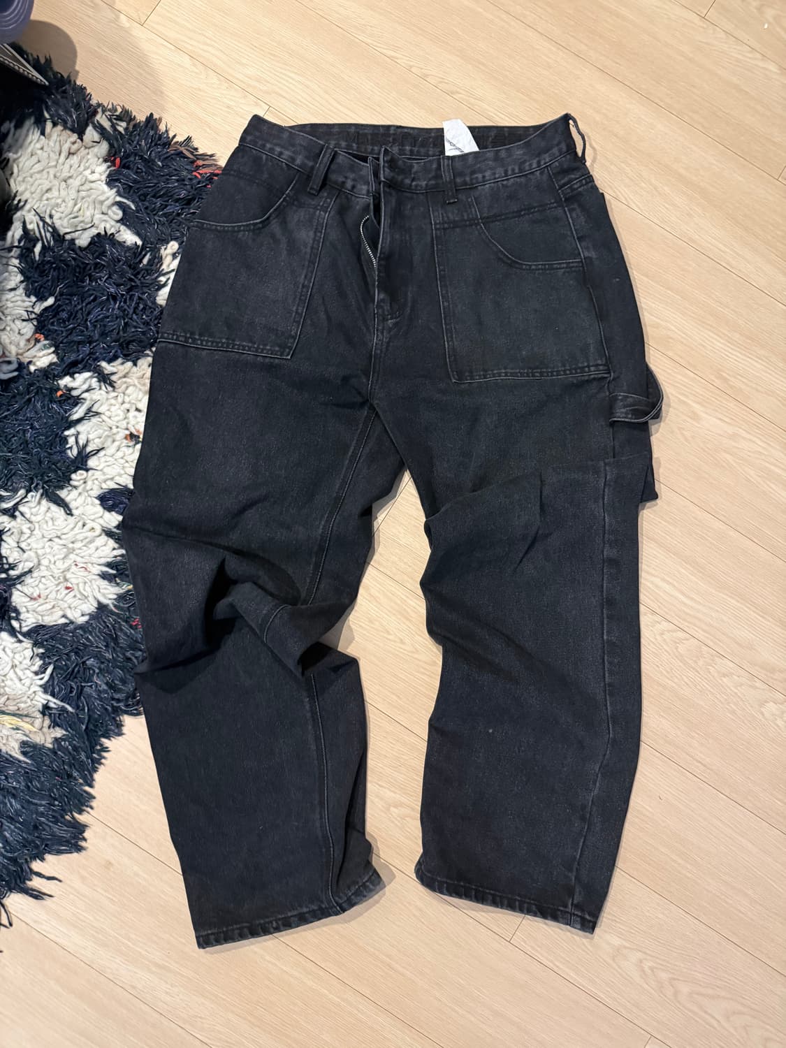 [L] 플라스틱프로덕트 페인터 데님 블랙 상품이미지1