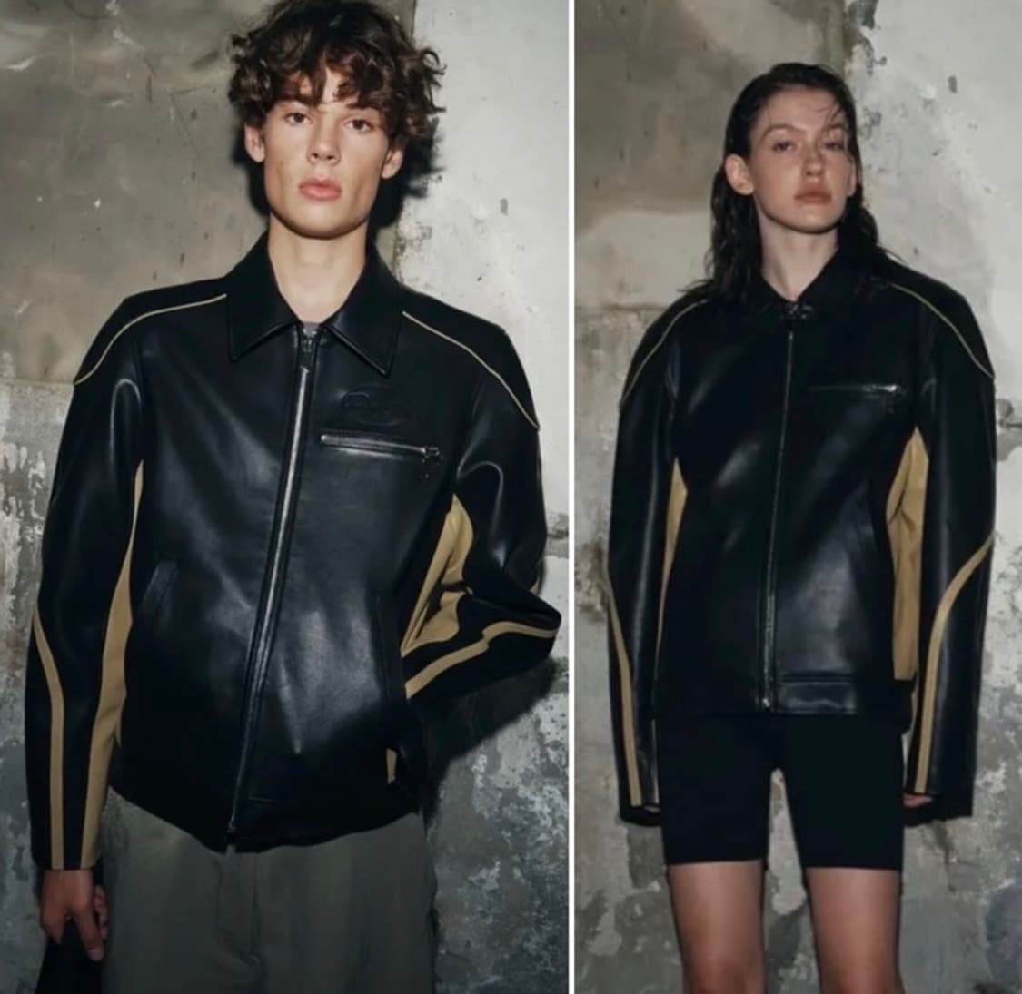 더 포르타 23fw 콘트라베이스 레더 자켓 100-105 상품이미지4