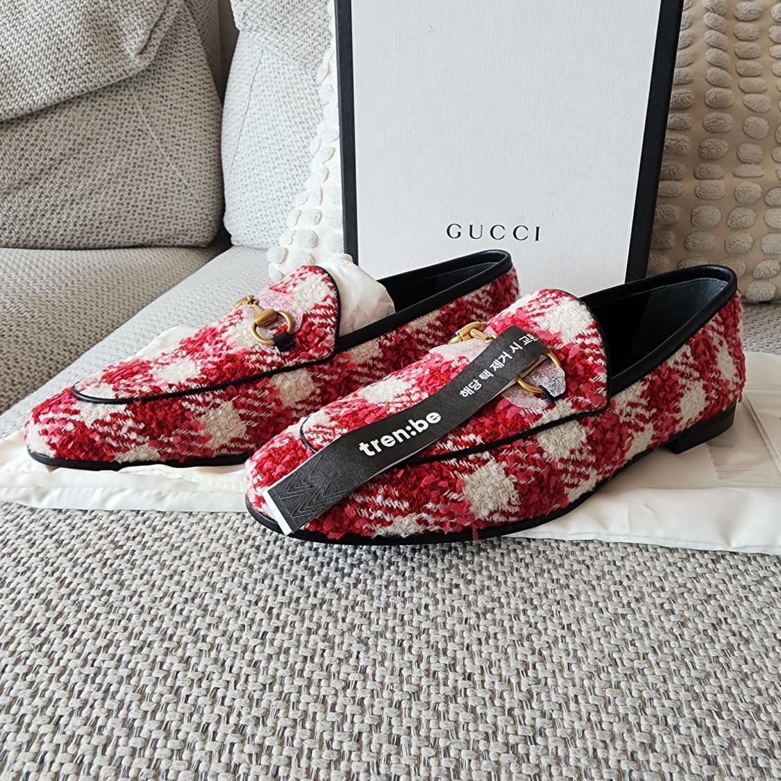 미사용품 구찌 조르단 조던 로퍼 38사이즈 ( 240 ) 상품이미지1