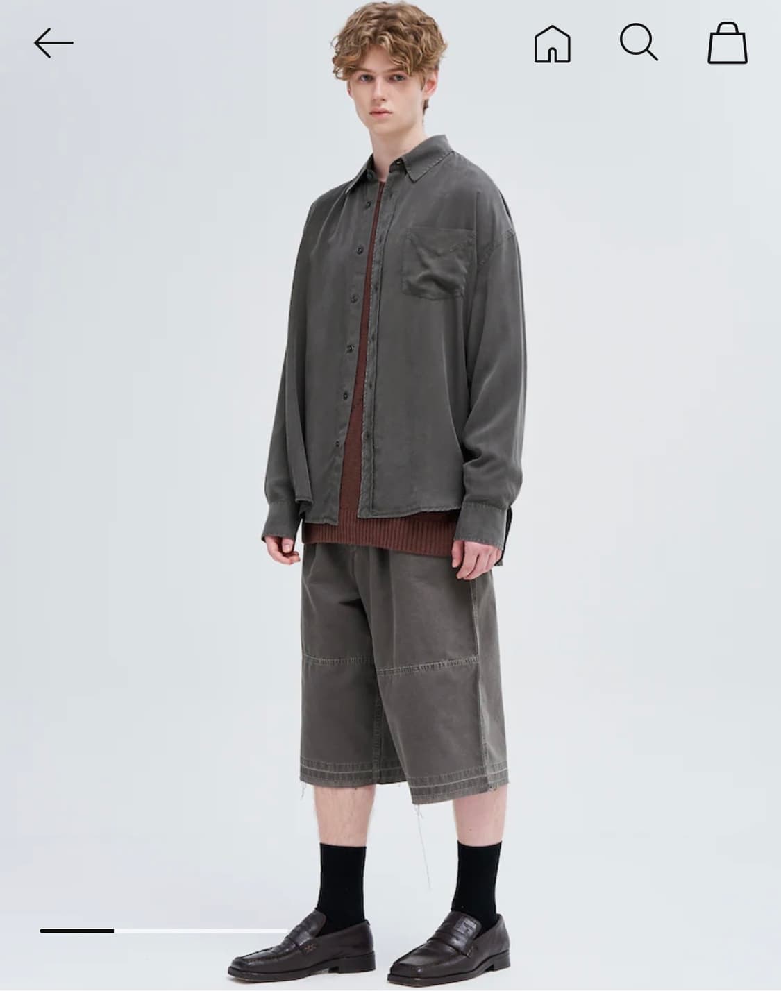 [46]HOPE 호프 룸셔츠 그레닛 그레이  상품이미지3