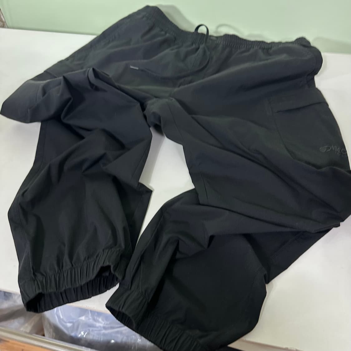 XXL 36 디스커버리 루즈핏 블랙 카고 나일론 조거팬츠 상품이미지4