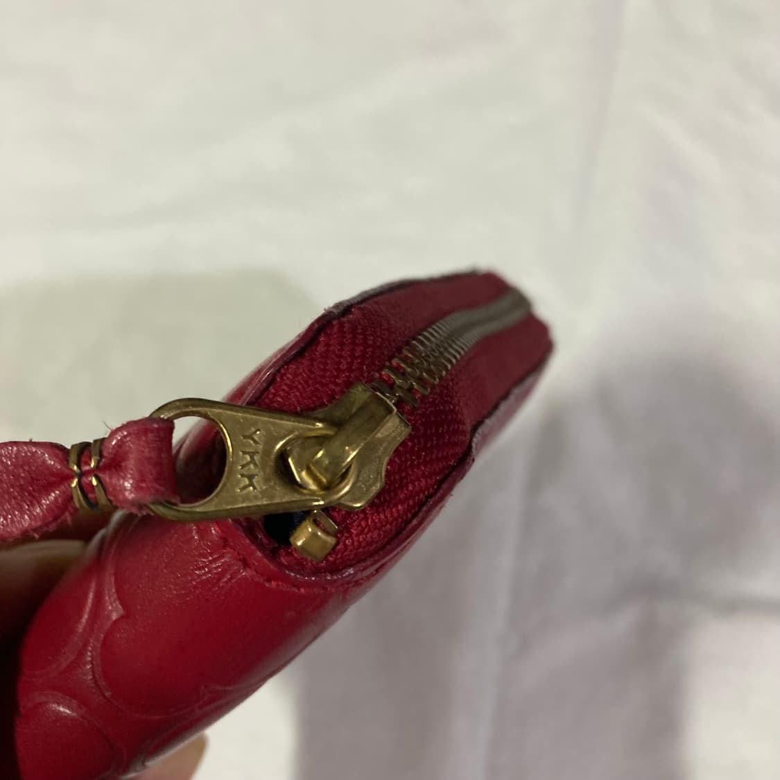 꼼떼가르송 레드 반지갑 상품이미지5