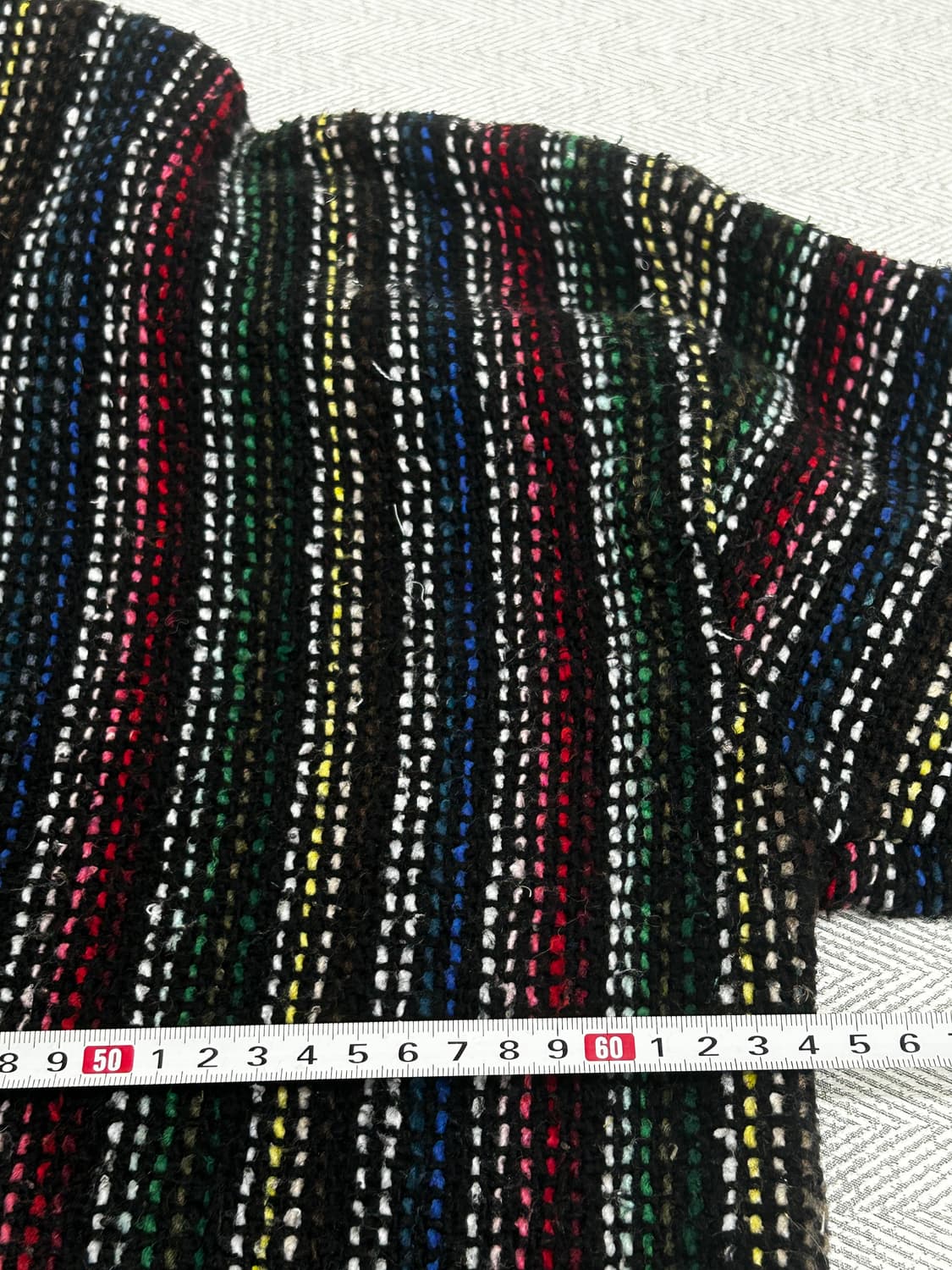 Franks Textiles 멕시코 빈티지 바하 니트 후드티 XXL 판쵸 상품이미지8