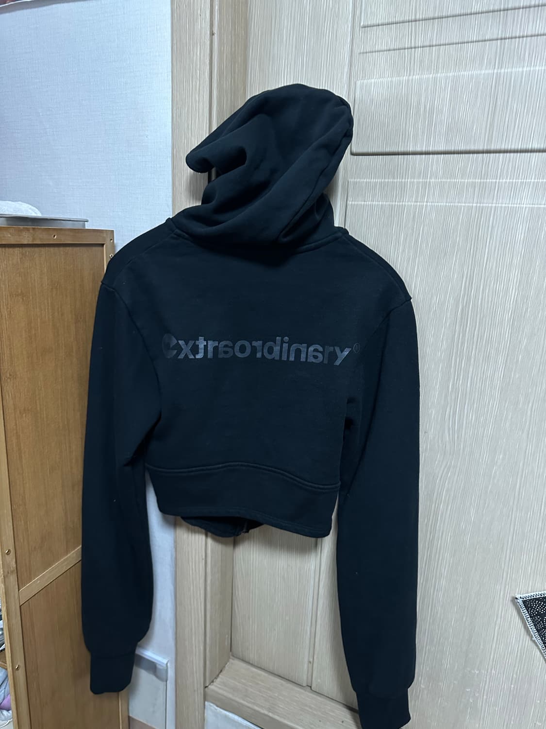 코르셋 크롭 후드티 엑스트라오디너리extraordinary 상품이미지1