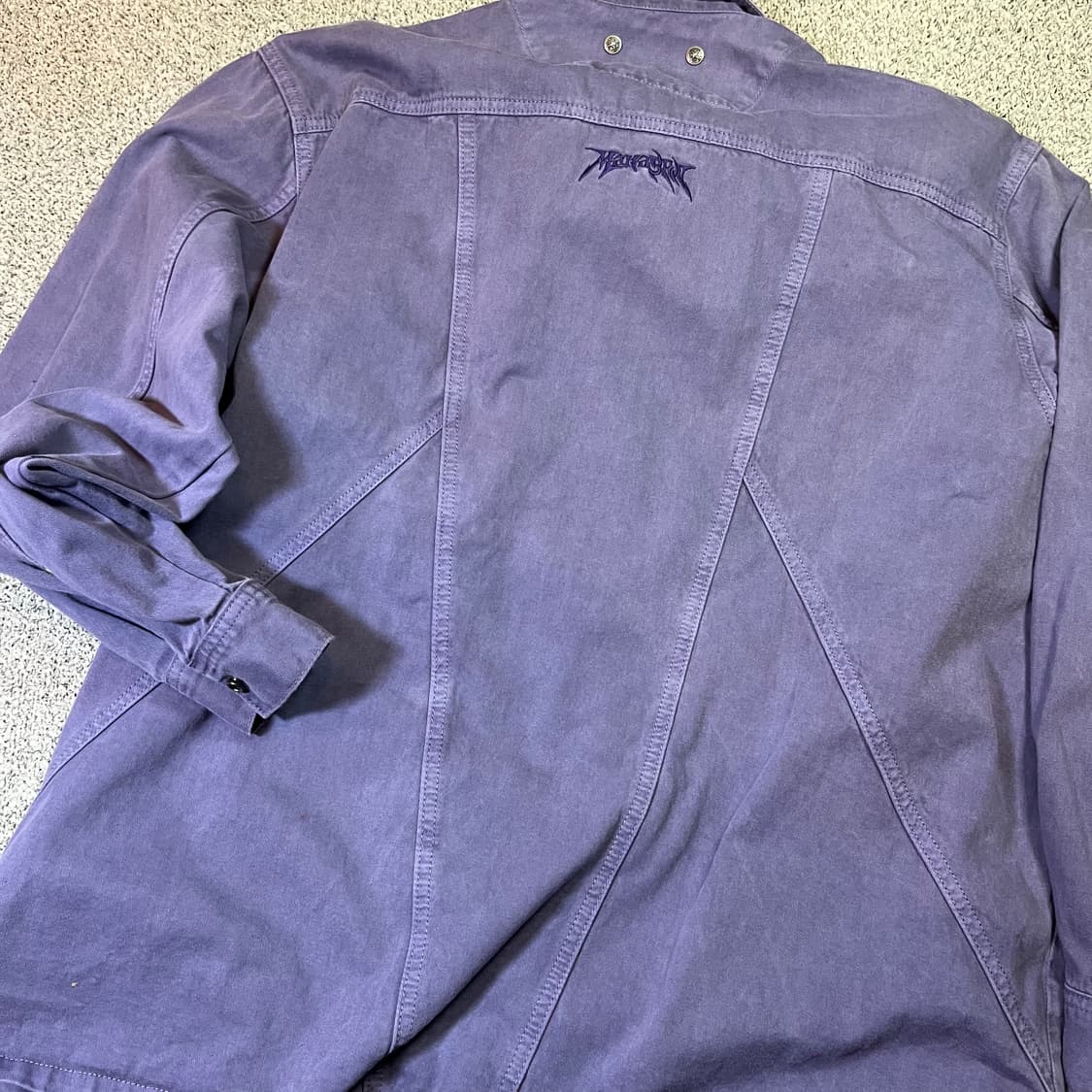 마하그리드 워시드 트러커 자켓 상품이미지5